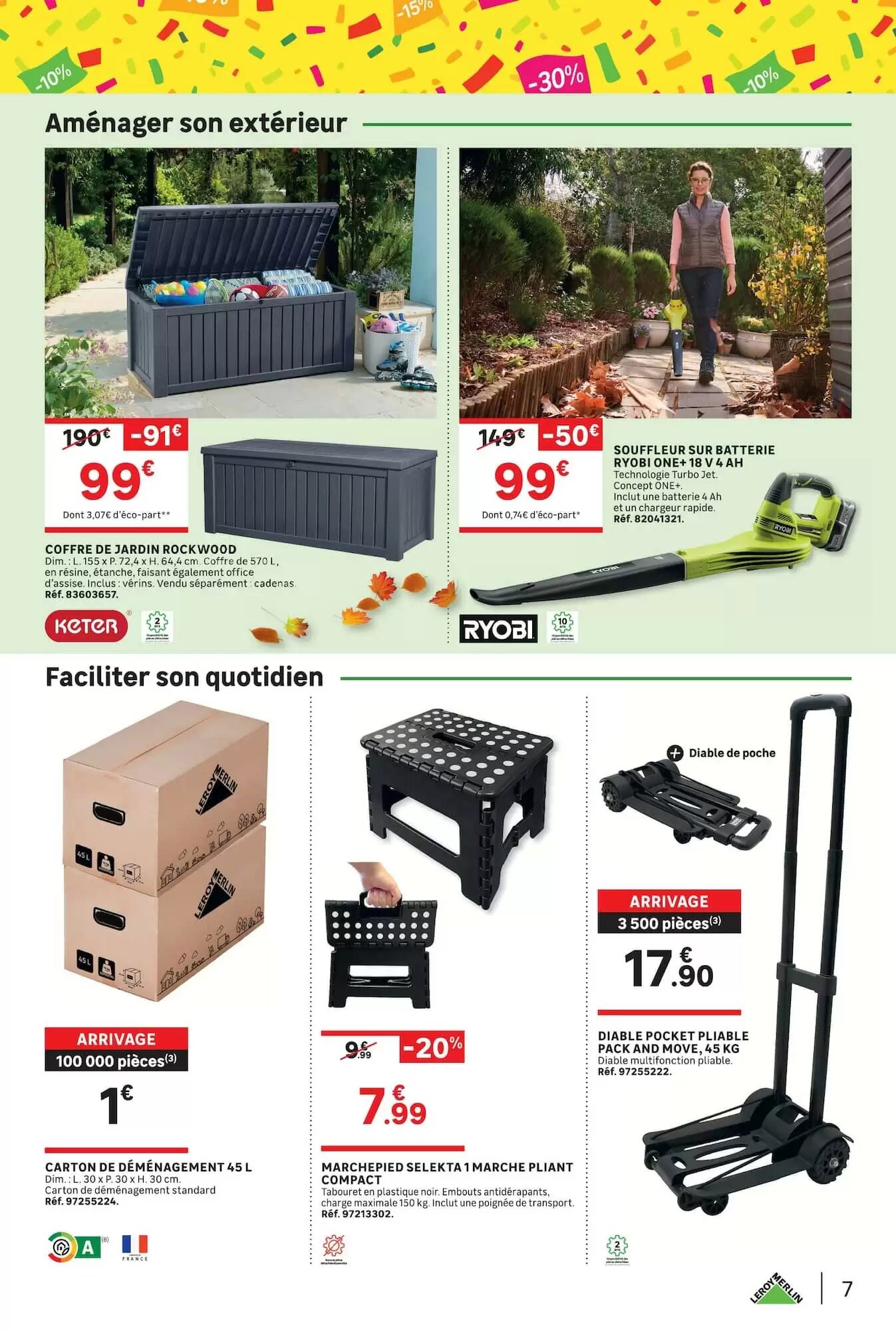 Prospectus promotionnel Leroy Merlin valable à partir du 26/08/2026 - Page 7.