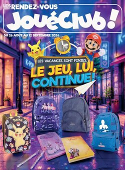 Prospectus promotionnel JouéClub valable à partir du 26/08/2026