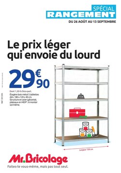 Prospectus promotionnel Mr Bricolage valable à partir du 26/08/2026