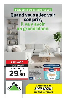Prospectus promotionnel Leroy Merlin valable à partir du 26/08/2026