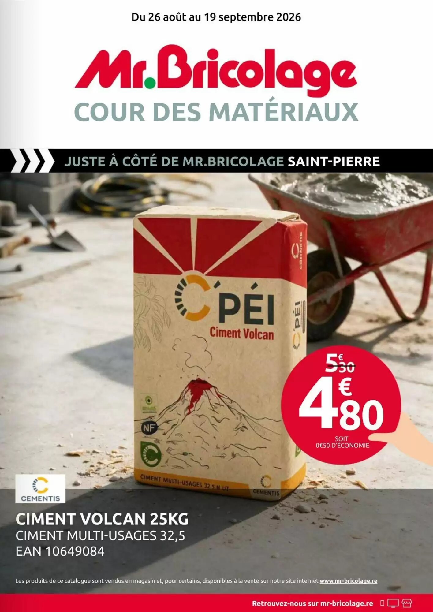 Prospectus promotionnel Mr Bricolage valable à partir du 26/08/2026 - Page 1.