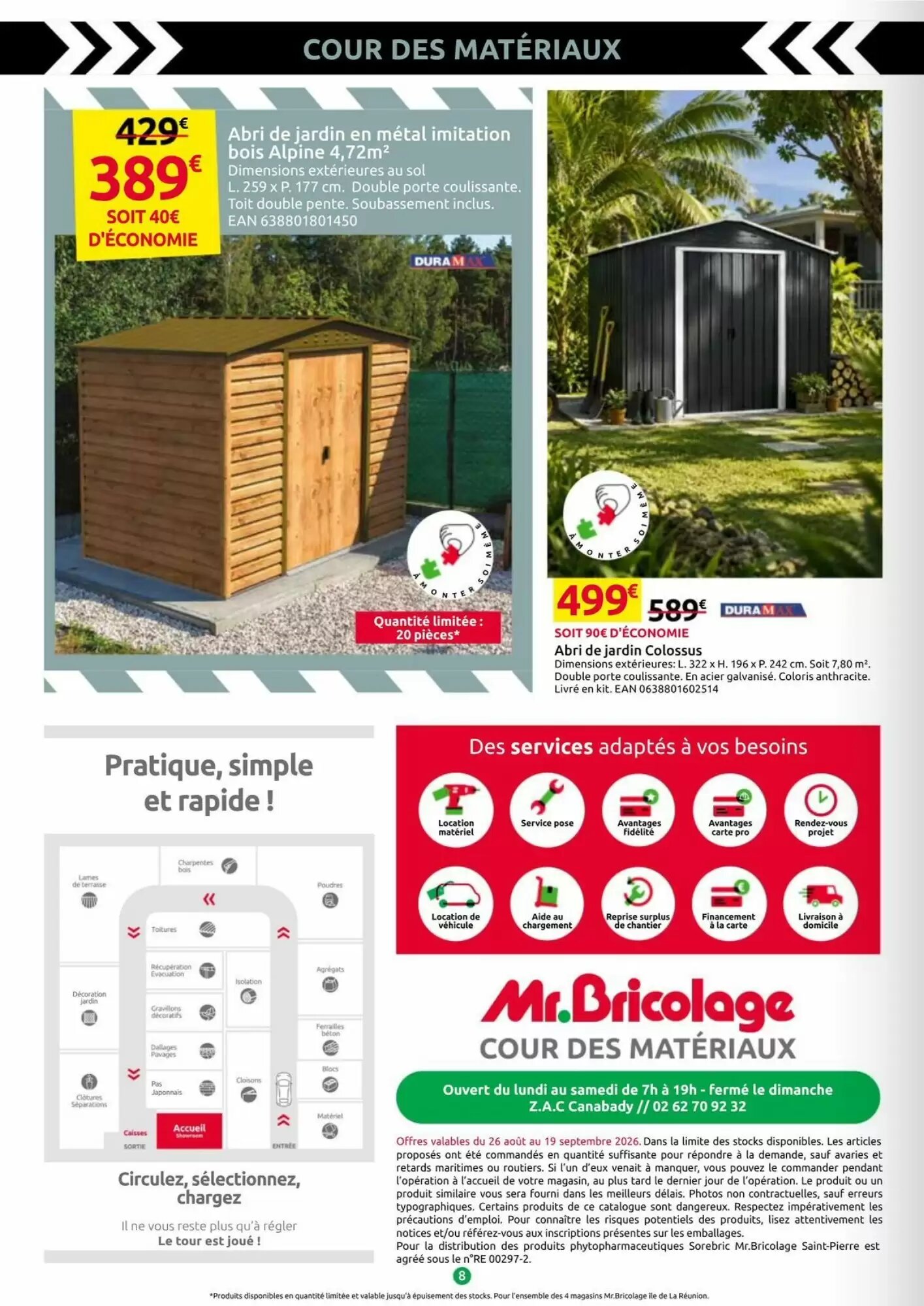 Prospectus promotionnel Mr Bricolage valable à partir du 26/08/2026 - Page 8.
