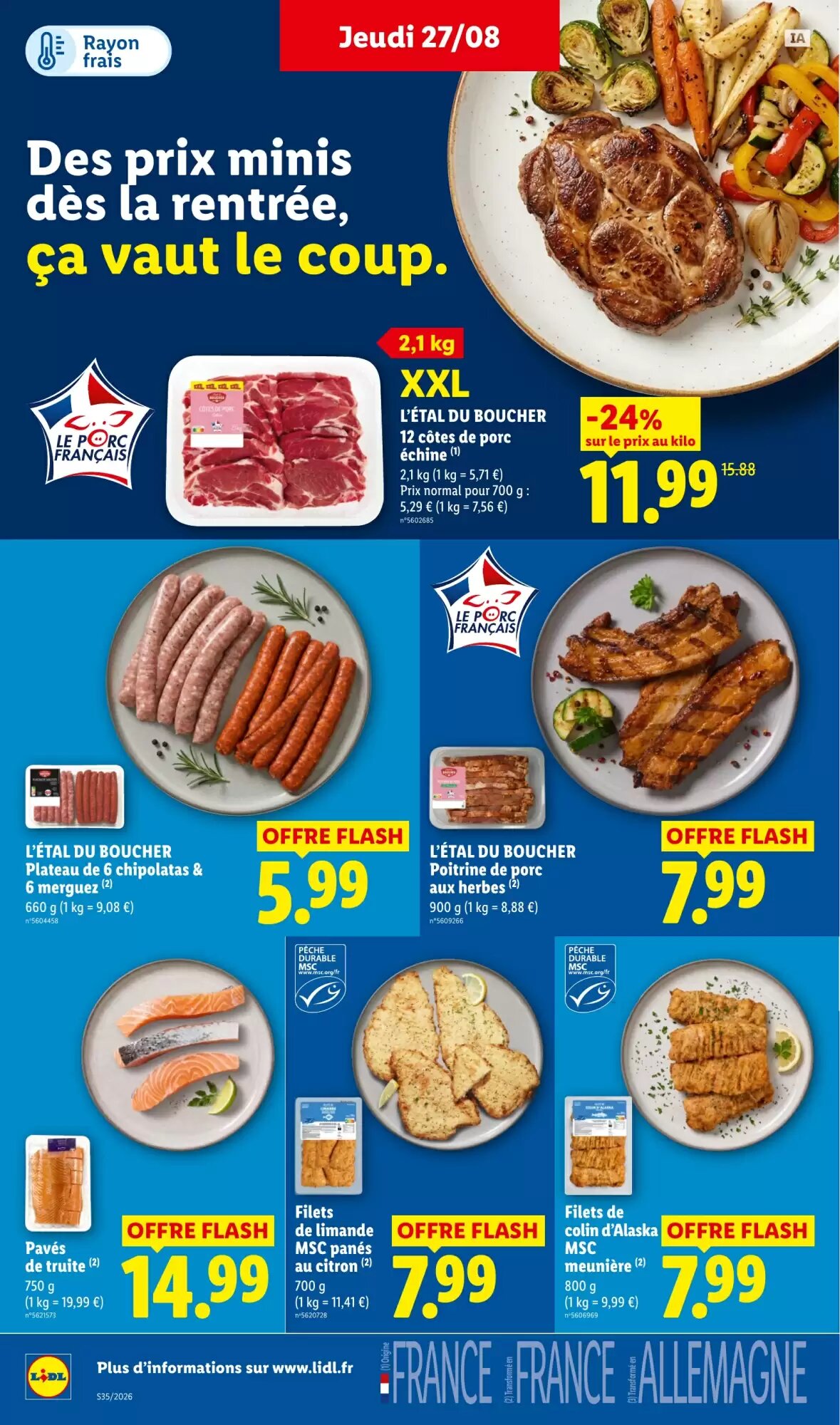 Prospectus promotionnel Lidl valable à partir du 27/08/2026 - Page 10.