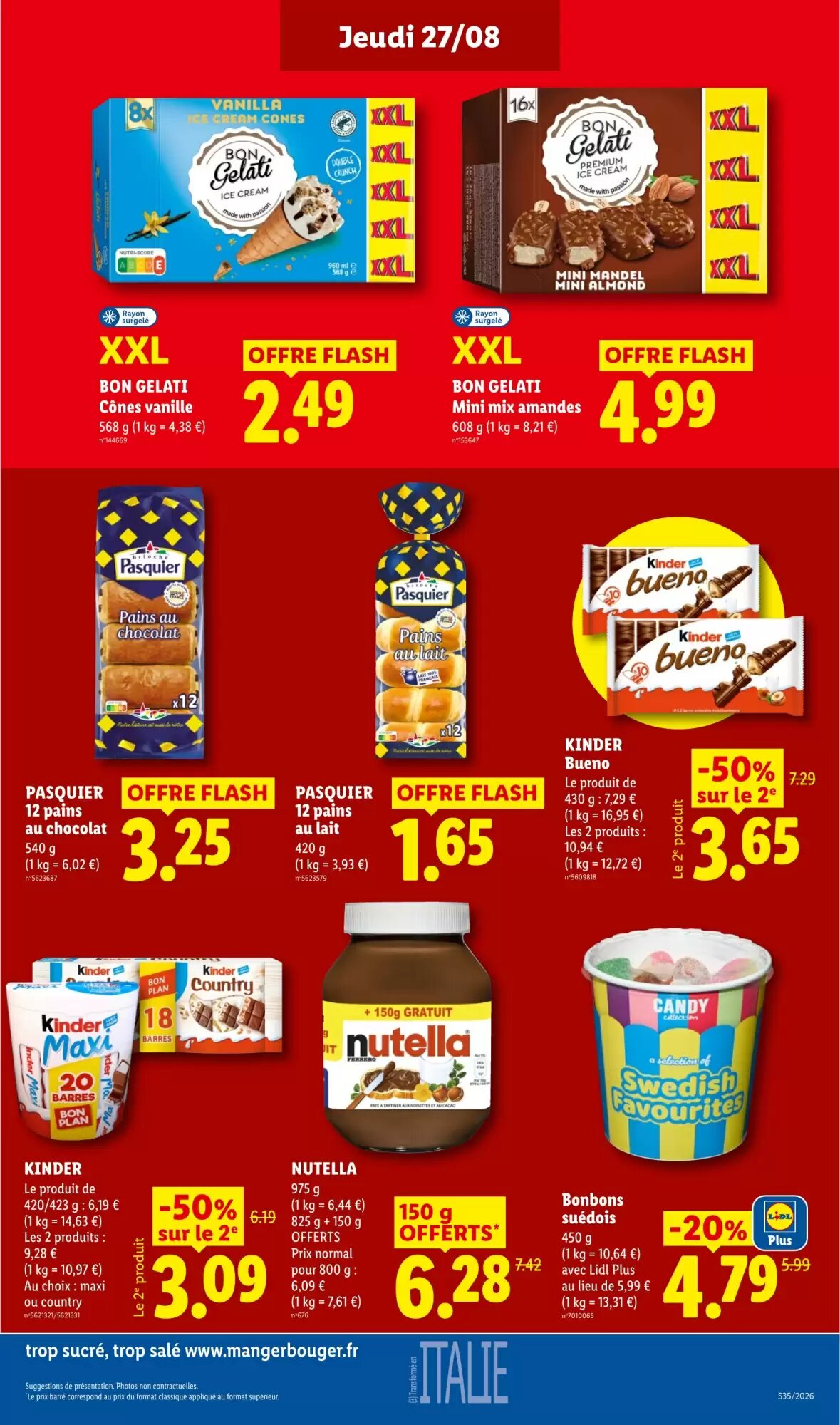 Prospectus promotionnel Lidl valable à partir du 27/08/2026 - Page 17.