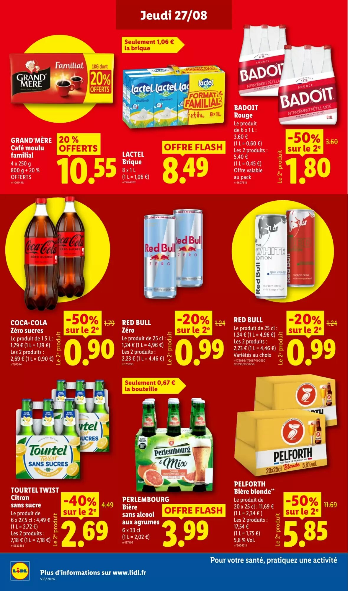 Prospectus promotionnel Lidl valable à partir du 27/08/2026 - Page 18.
