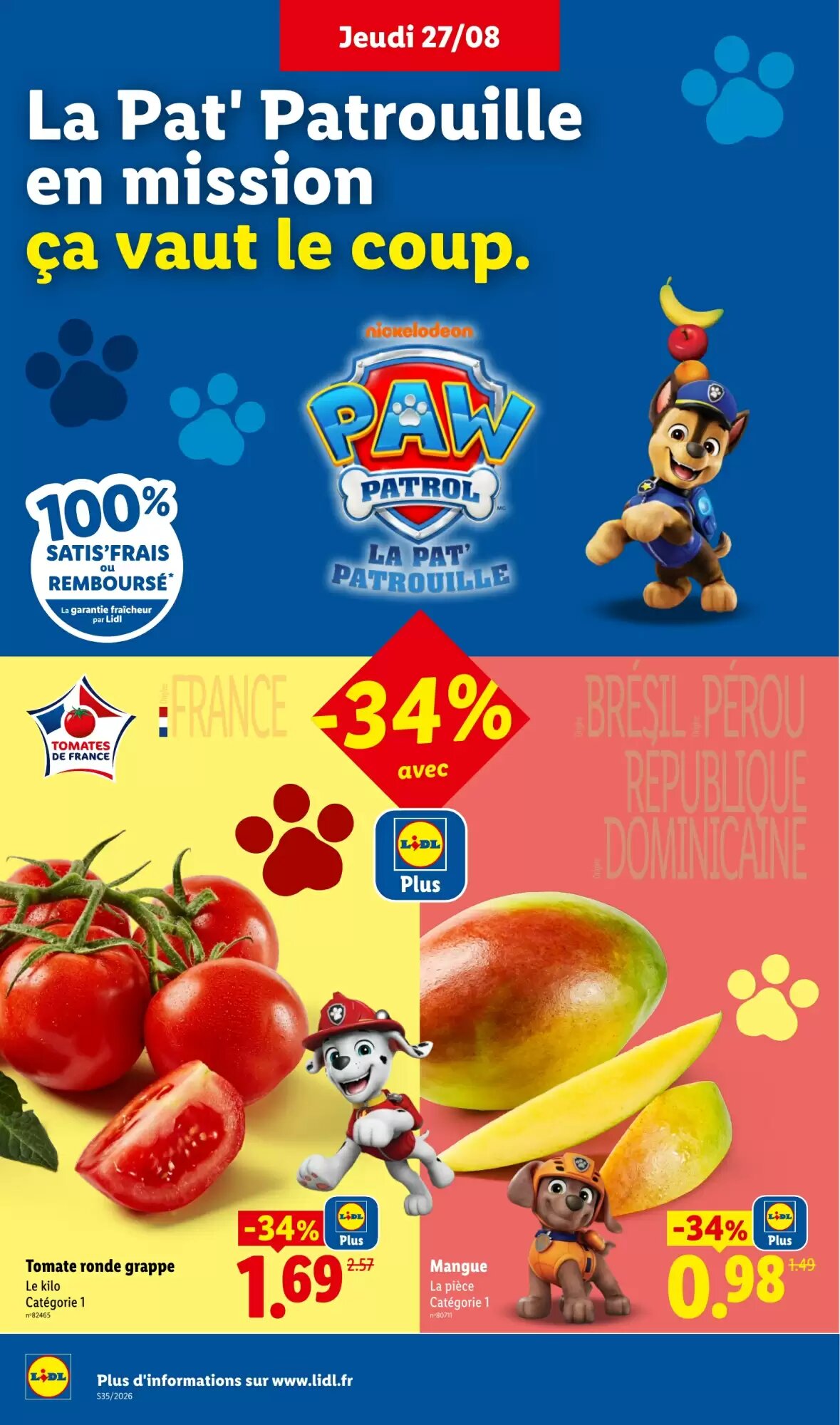Prospectus promotionnel Lidl valable à partir du 27/08/2026 - Page 2.