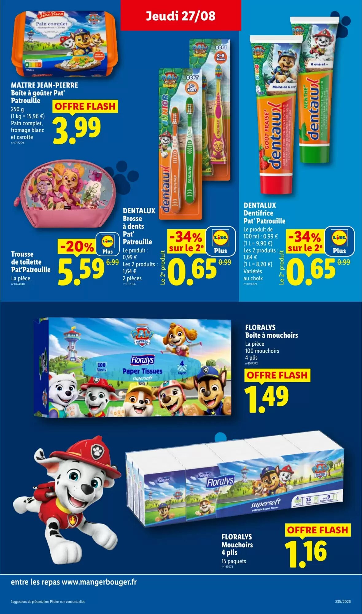Prospectus promotionnel Lidl valable à partir du 27/08/2026 - Page 21.