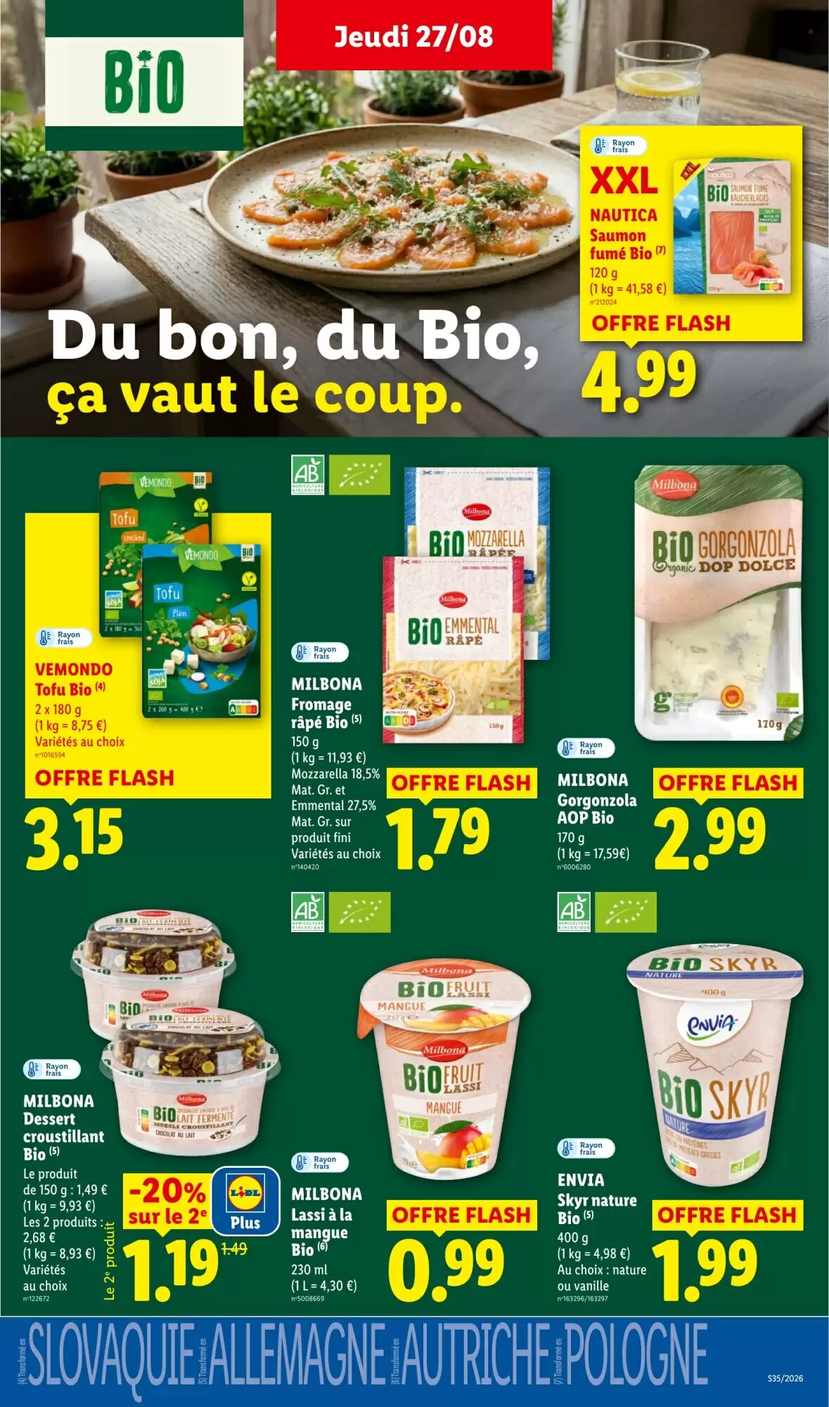 Prospectus promotionnel Lidl valable à partir du 27/08/2026 - Page 23.