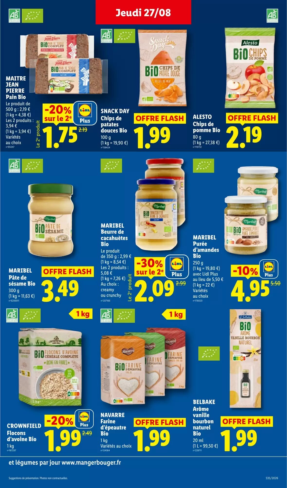 Prospectus promotionnel Lidl valable à partir du 27/08/2026 - Page 25.