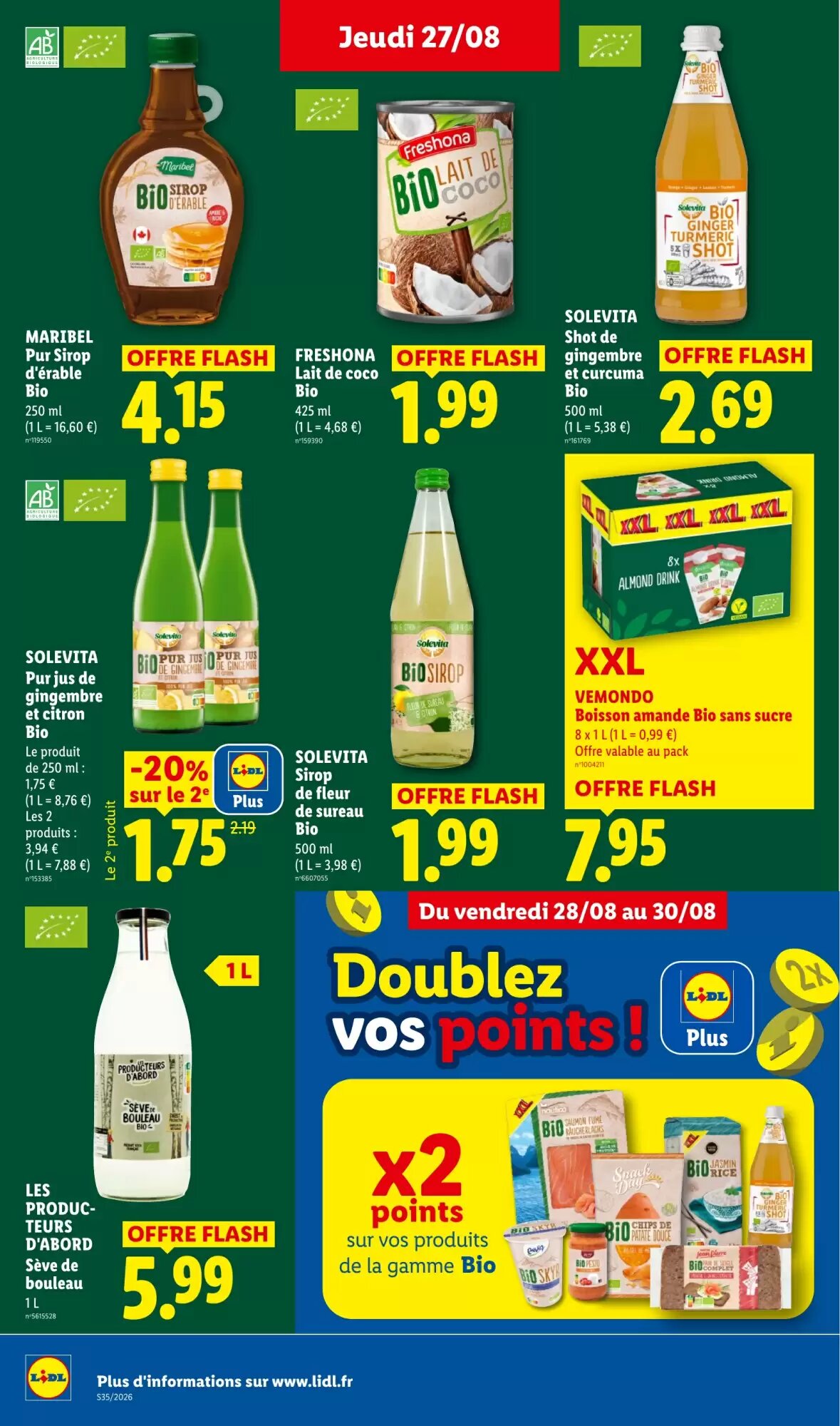 Prospectus promotionnel Lidl valable à partir du 27/08/2026 - Page 26.