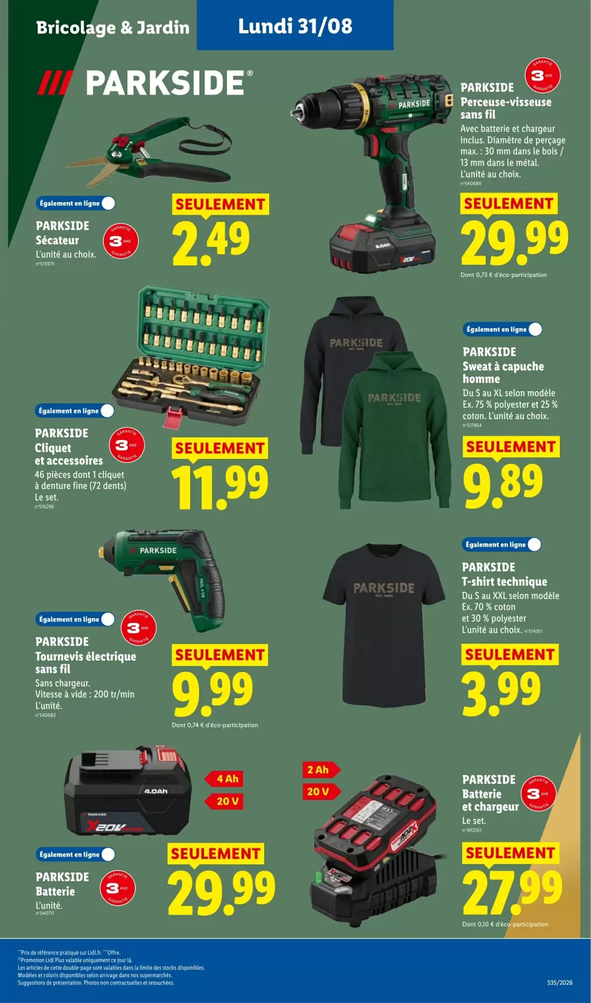 Prospectus promotionnel Lidl valable à partir du 27/08/2026 - Page 49.