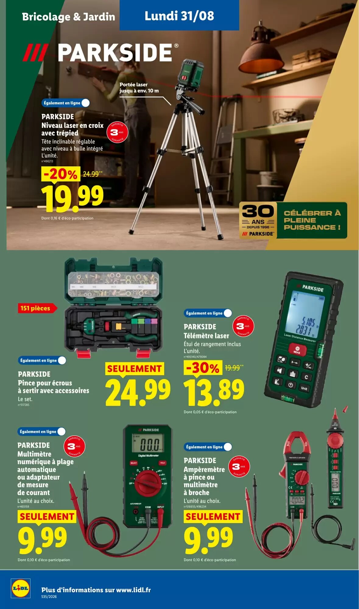 Prospectus promotionnel Lidl valable à partir du 27/08/2026 - Page 50.