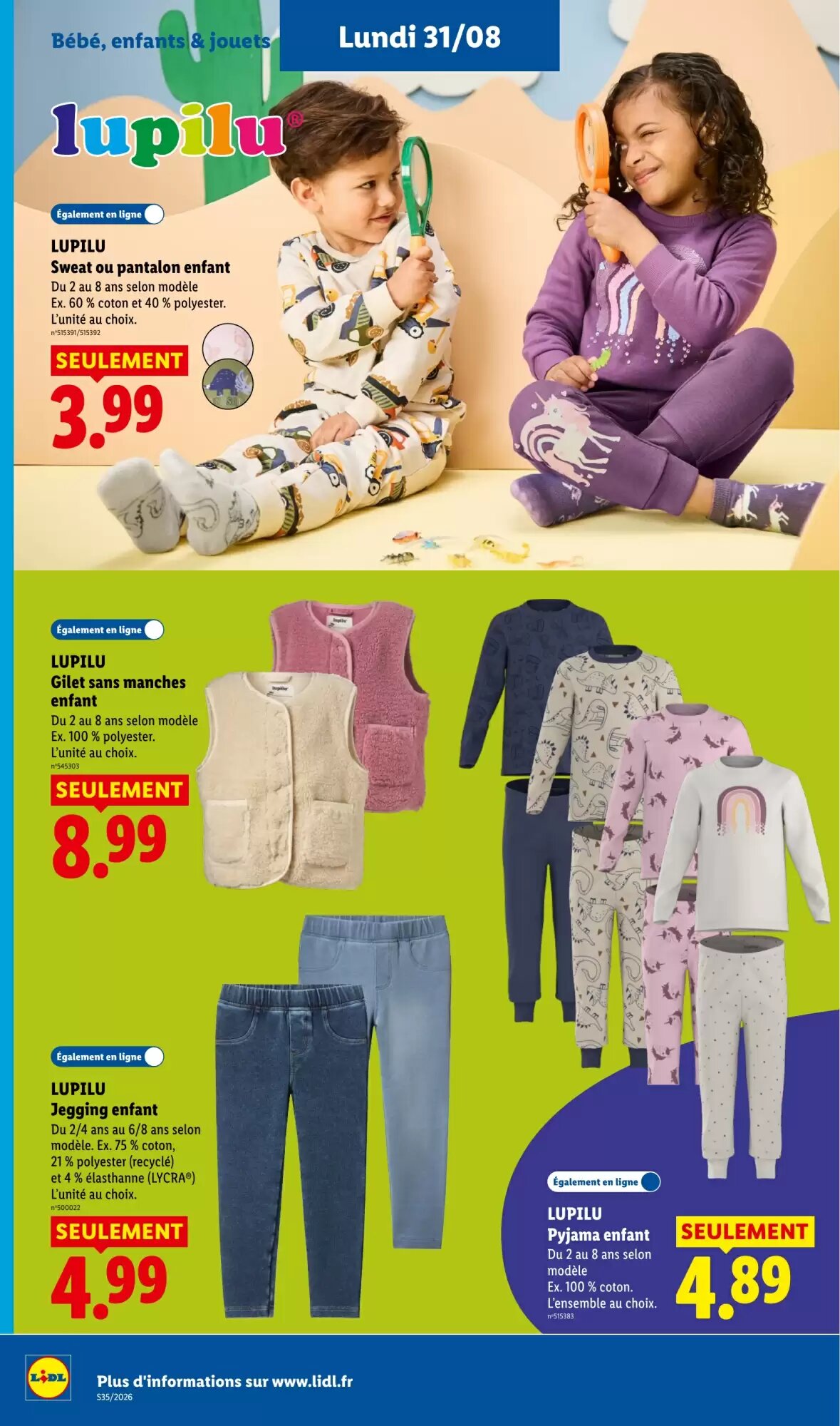 Prospectus promotionnel Lidl valable à partir du 27/08/2026 - Page 56.