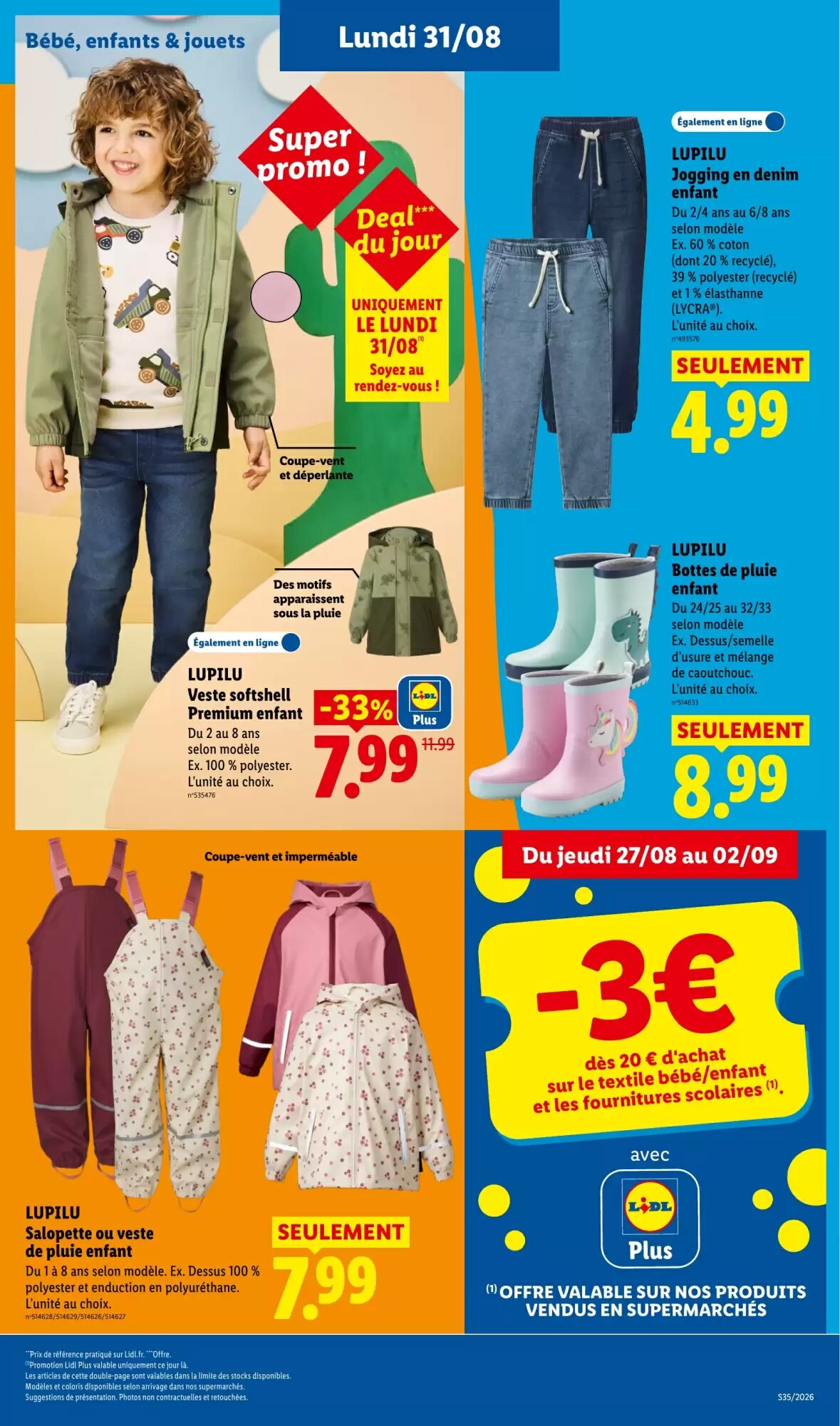 Prospectus promotionnel Lidl valable à partir du 27/08/2026 - Page 57.