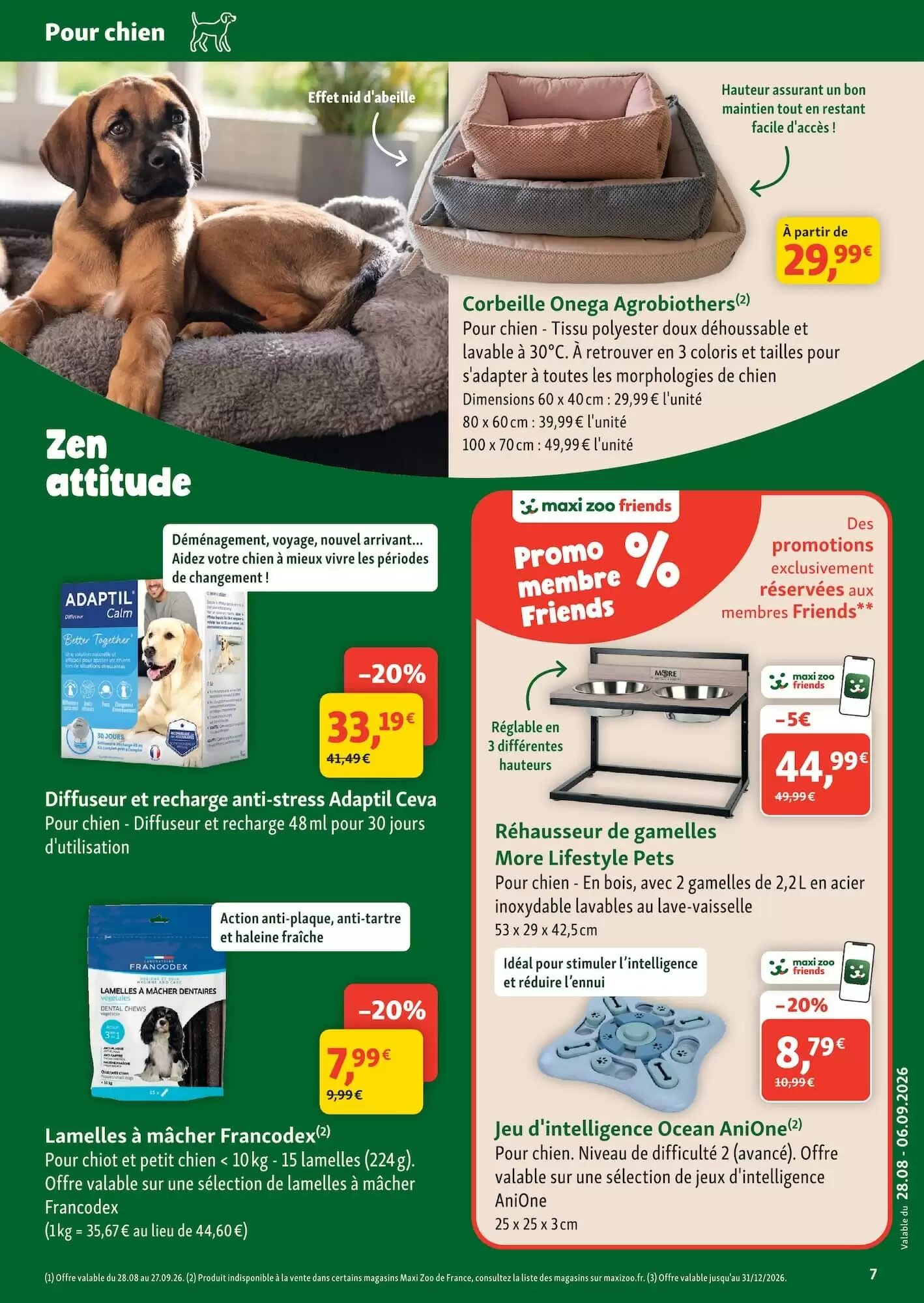 Prospectus promotionnel Maxi Zoo valable à partir du 28/08/2026 - Page 7.