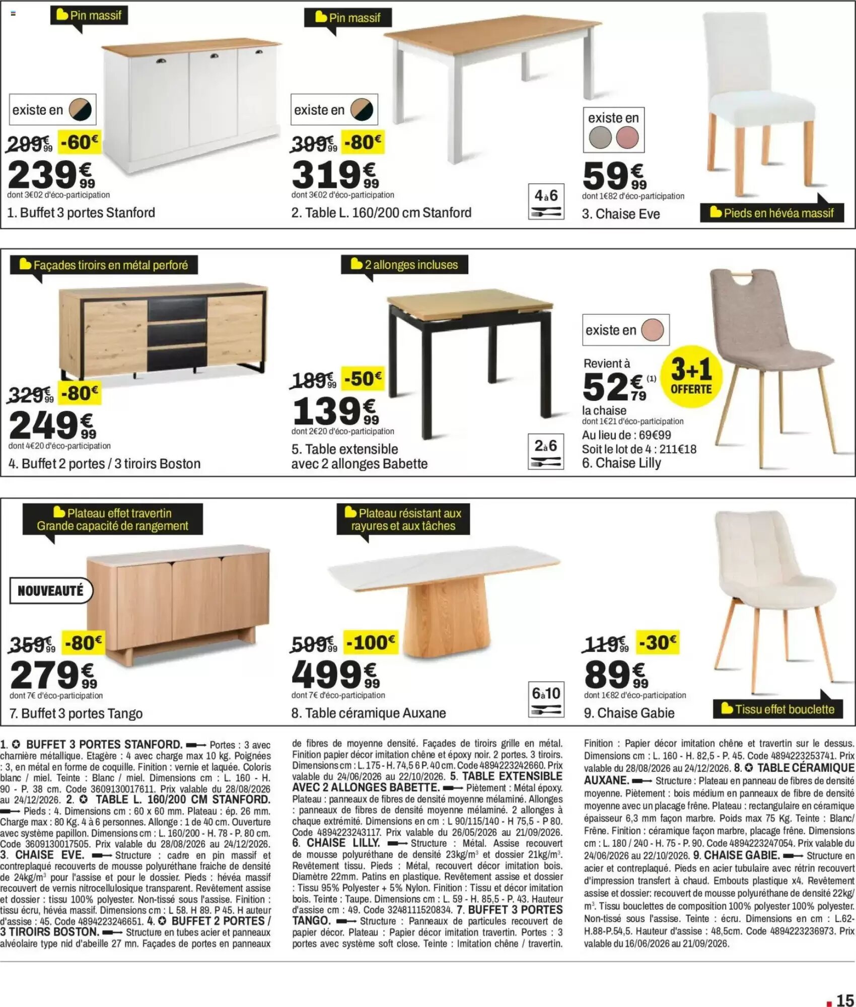 Prospectus promotionnel BUT valable à partir du 28/08/2026 - Page 15.