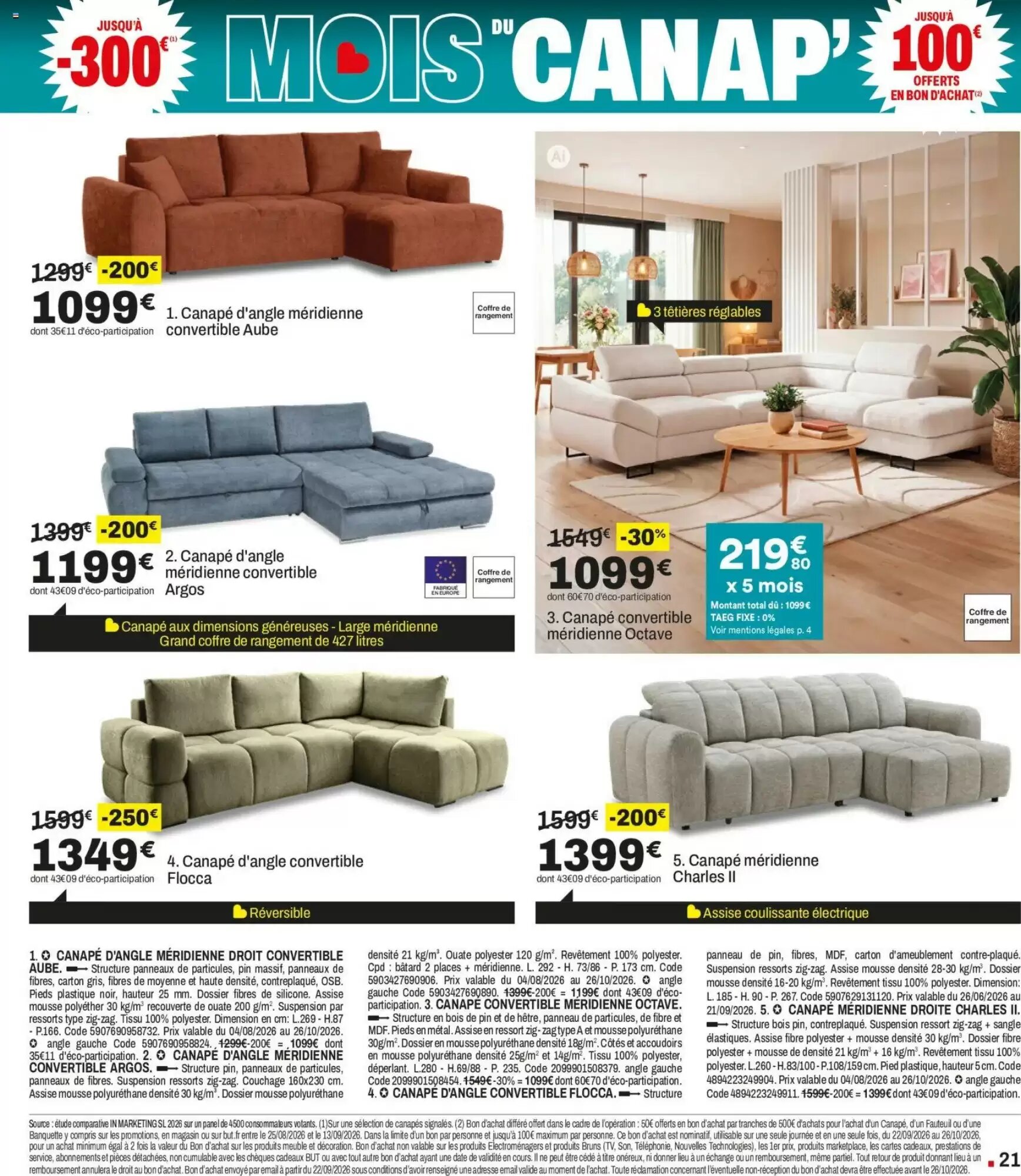 Prospectus promotionnel BUT valable à partir du 28/08/2026 - Page 21.