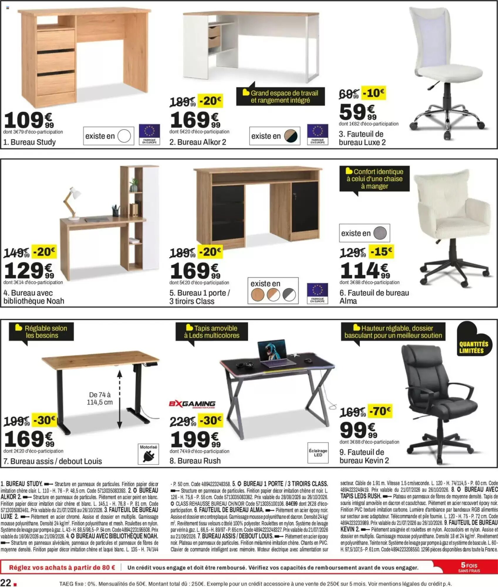 Prospectus promotionnel BUT valable à partir du 28/08/2026 - Page 22.