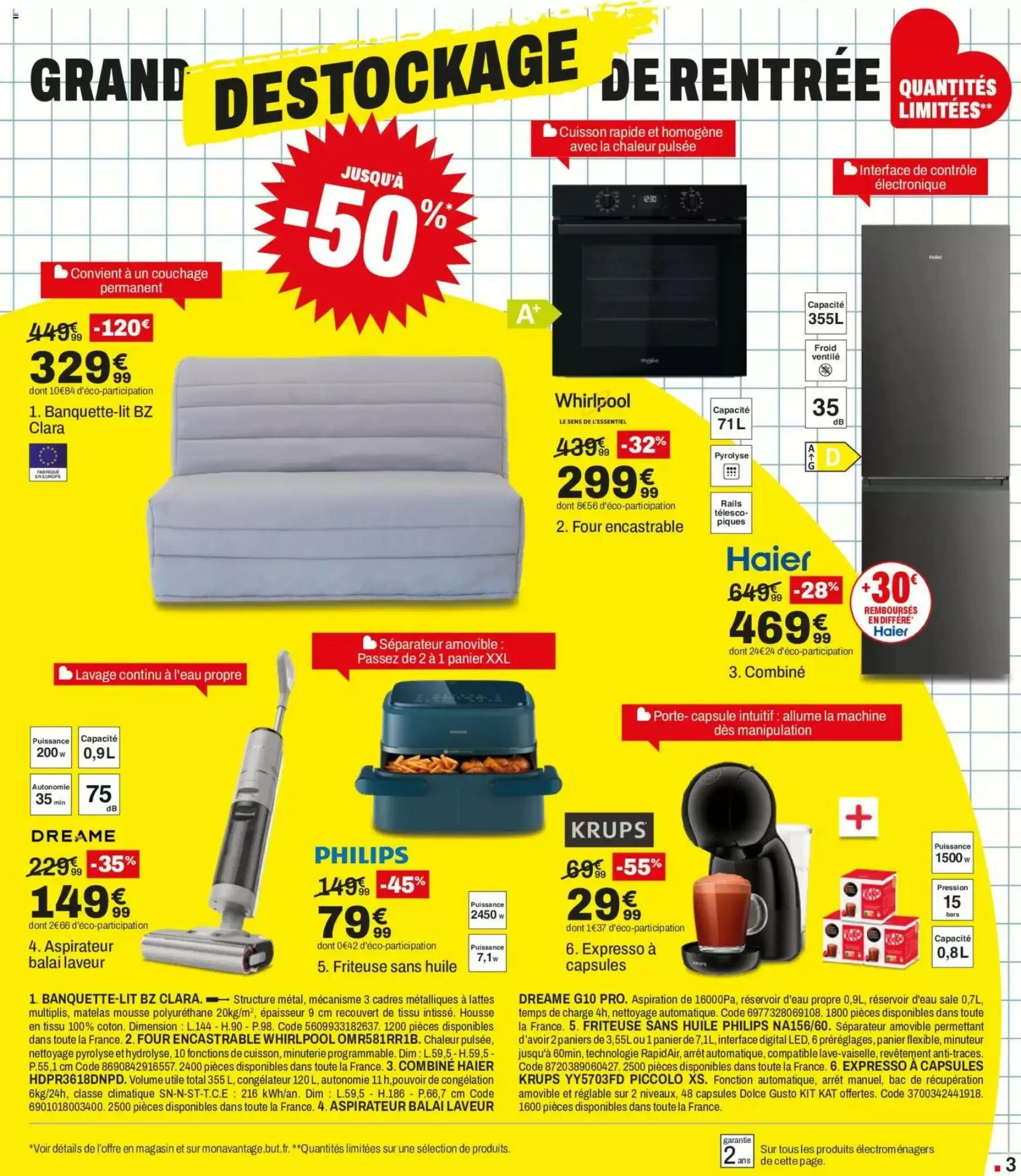 Prospectus promotionnel BUT valable à partir du 28/08/2026 - Page 3.