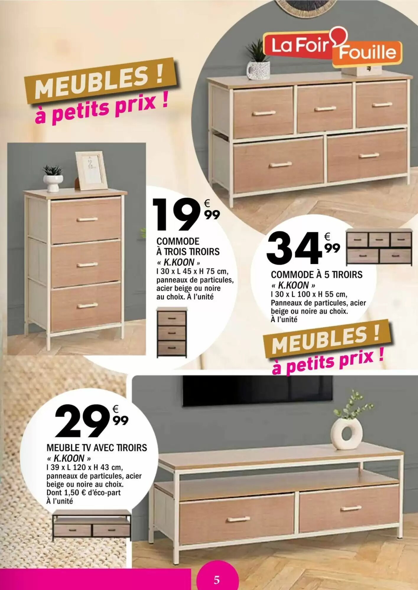 Prospectus promotionnel La Foir'Fouille valable à partir du 29/08/2026 - Page 5.