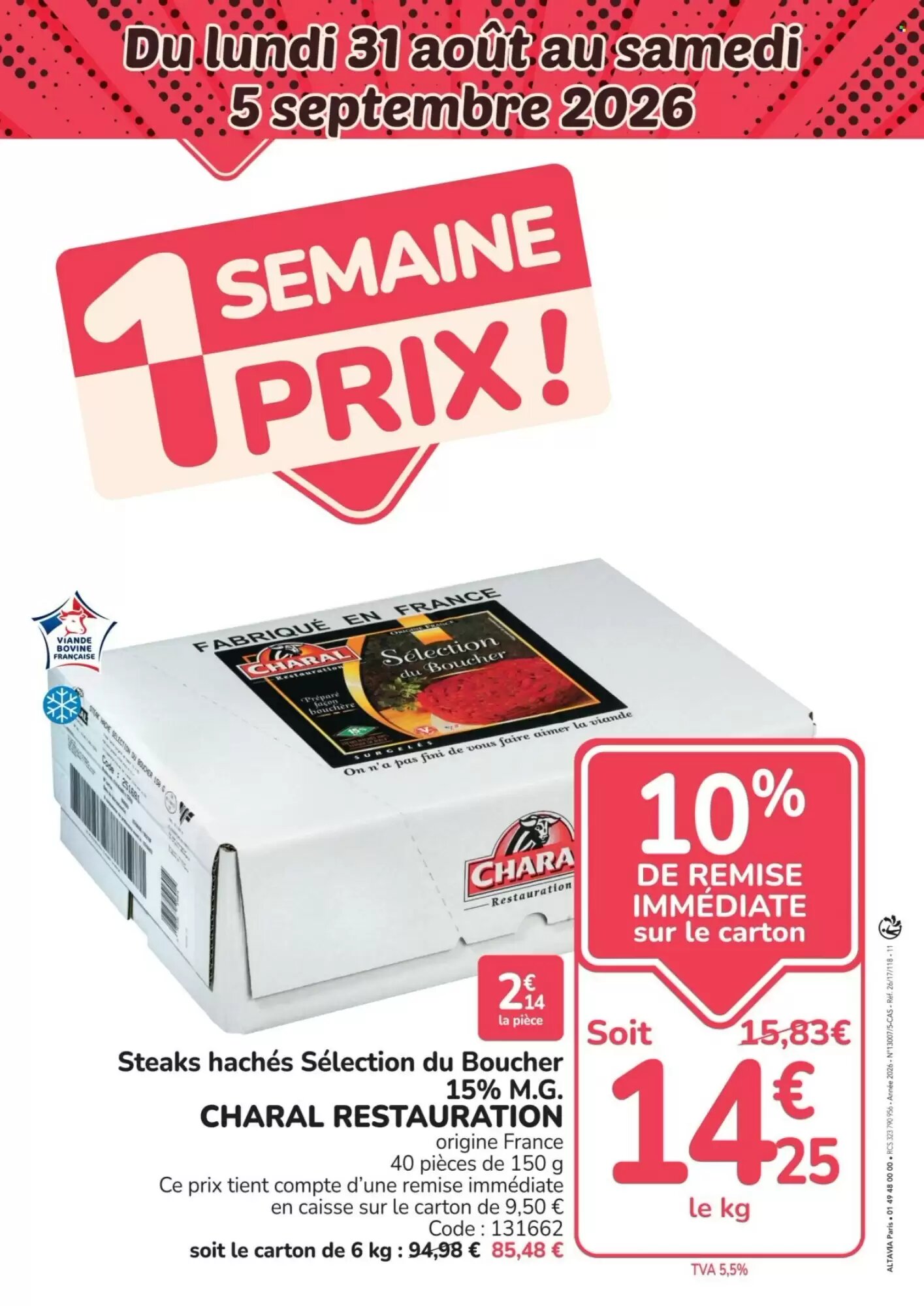 Prospectus promotionnel Promocash valable à partir du 31/08/2026 - Page 1.