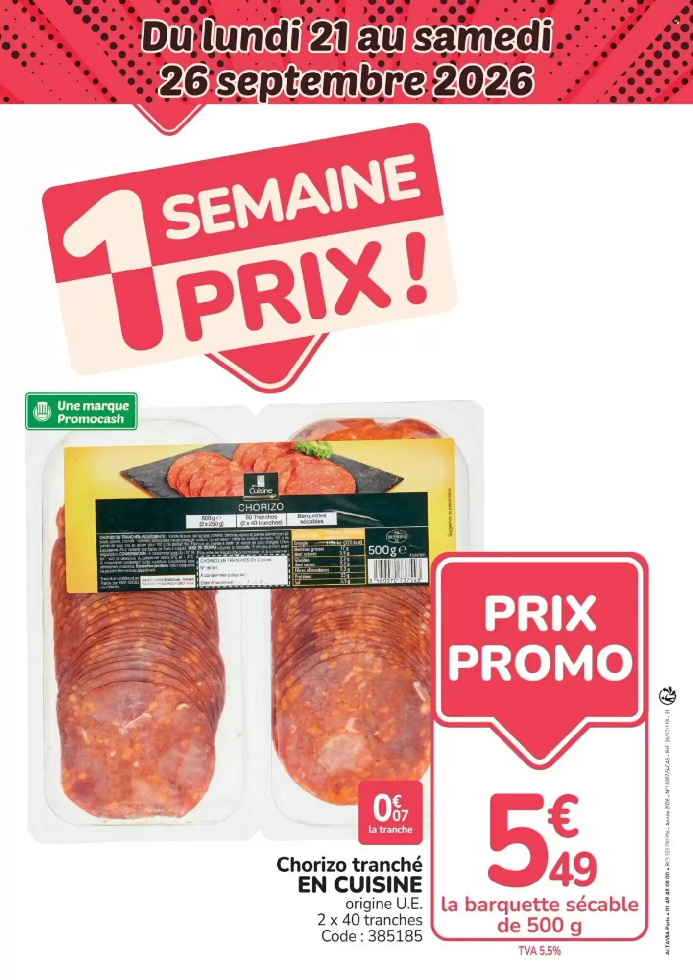 Prospectus promotionnel Promocash valable à partir du 31/08/2026 - Page 21.