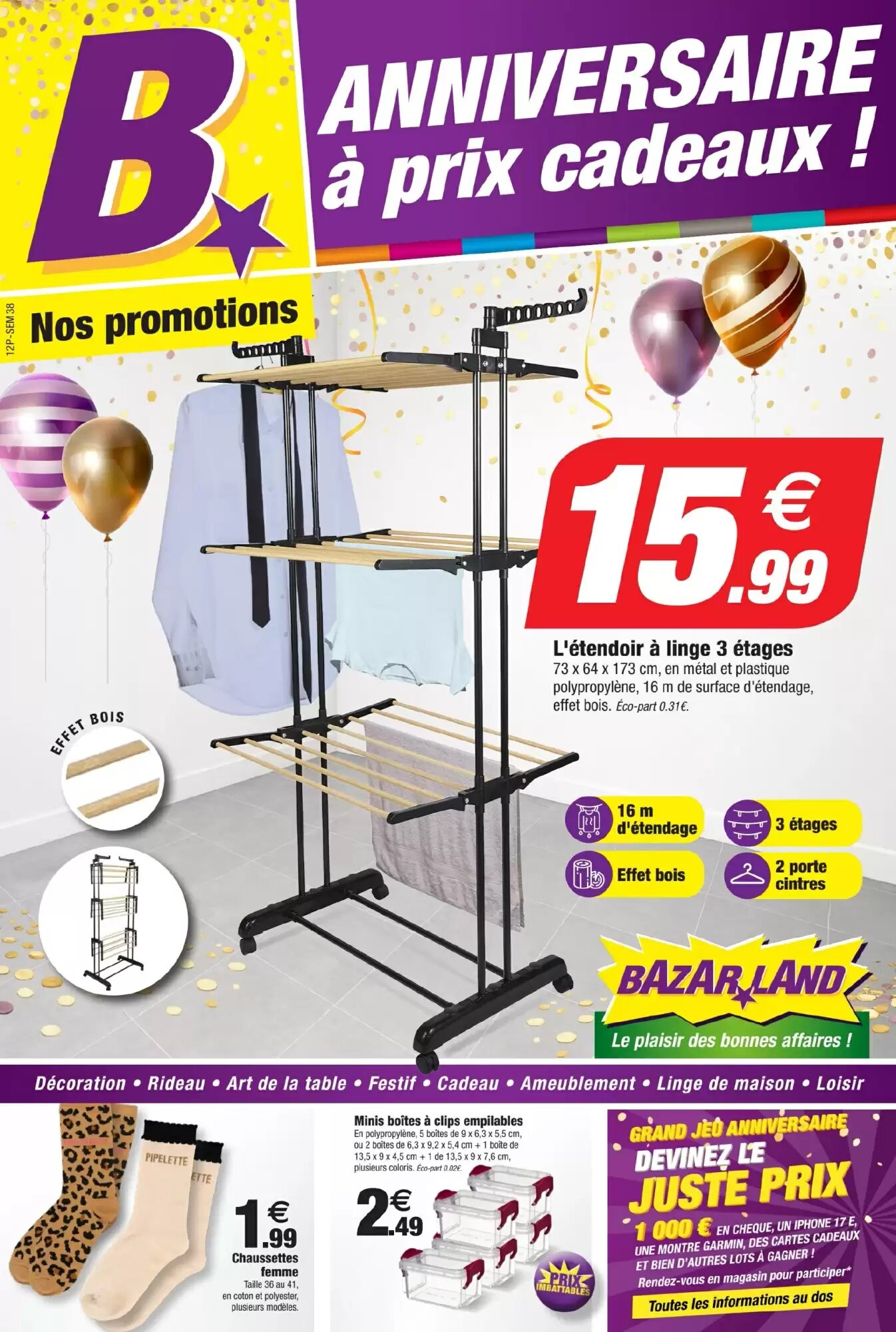 Prospectus promotionnel Bazarland valable à partir du 31/08/2026 - Page 1.