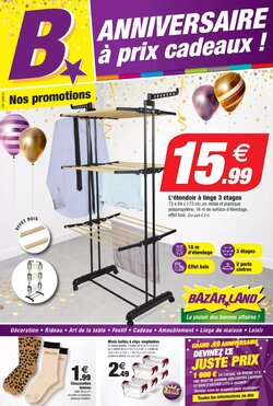 Prospectus promotionnel Bazarland valable à partir du 31/08/2026