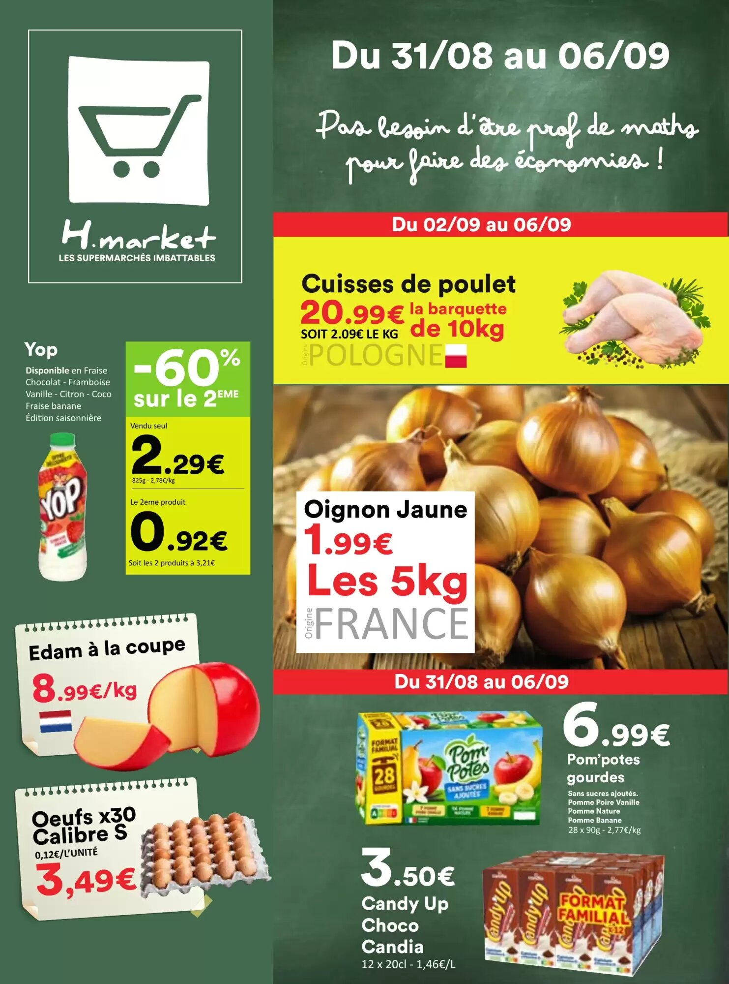 Prospectus promotionnel Hmarket valable à partir du 31/08/2026 - Page 1.