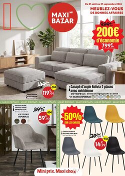 Prospectus promotionnel Maxi Bazar valable à partir du 31/08/2026