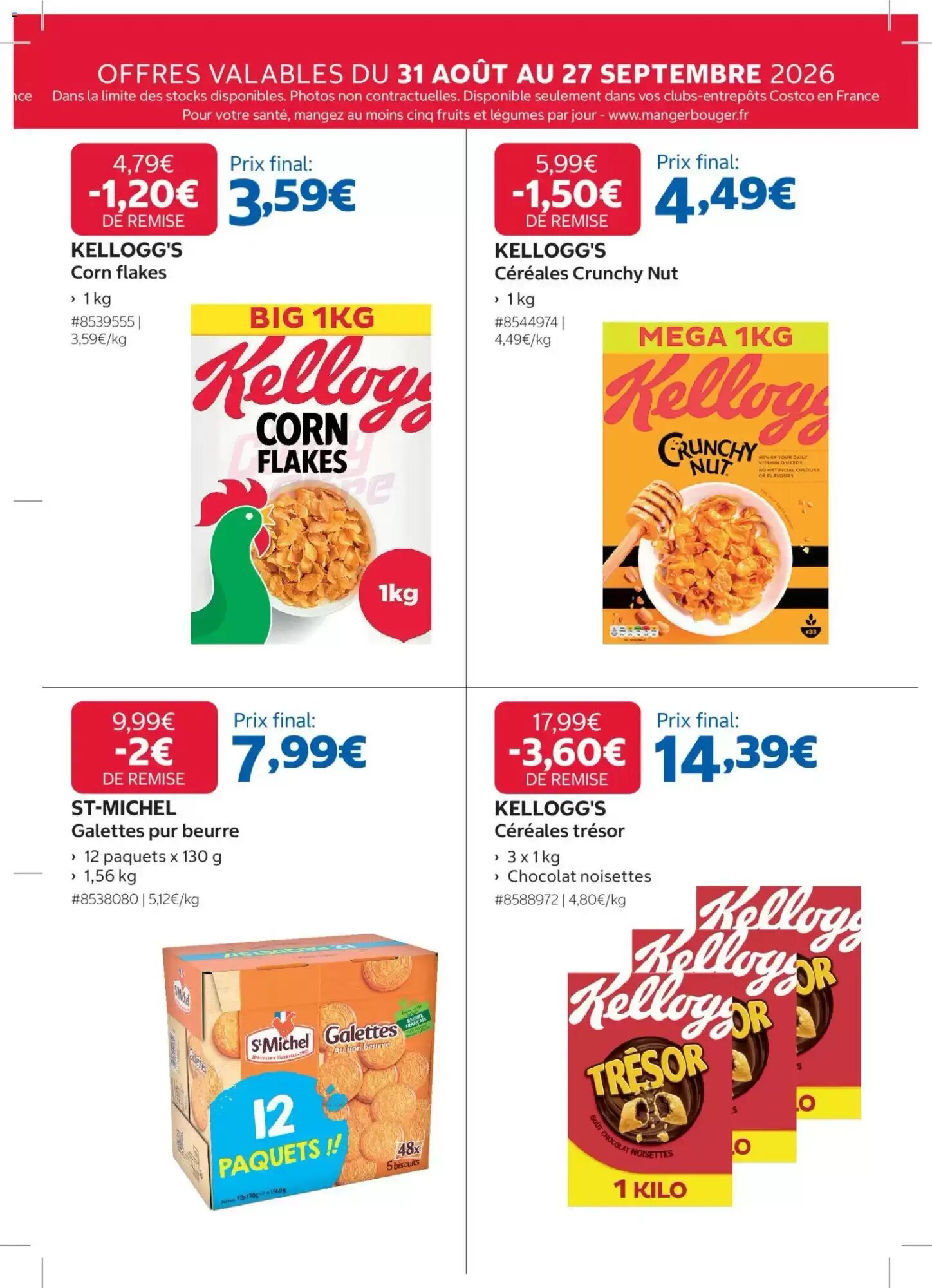 Prospectus promotionnel Costco valable à partir du 31/08/2026 - Page 11.