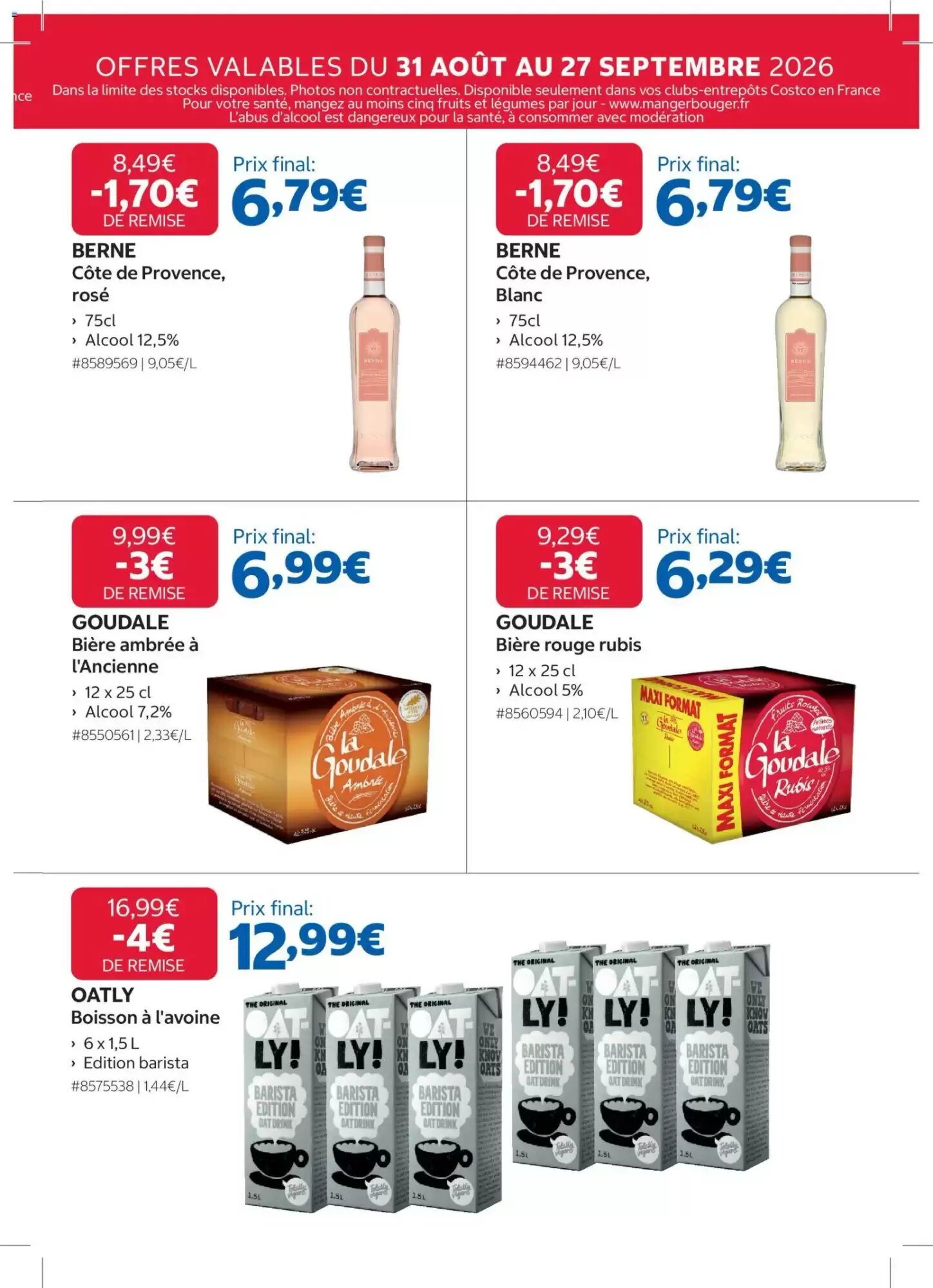 Prospectus promotionnel Costco valable à partir du 31/08/2026 - Page 13.