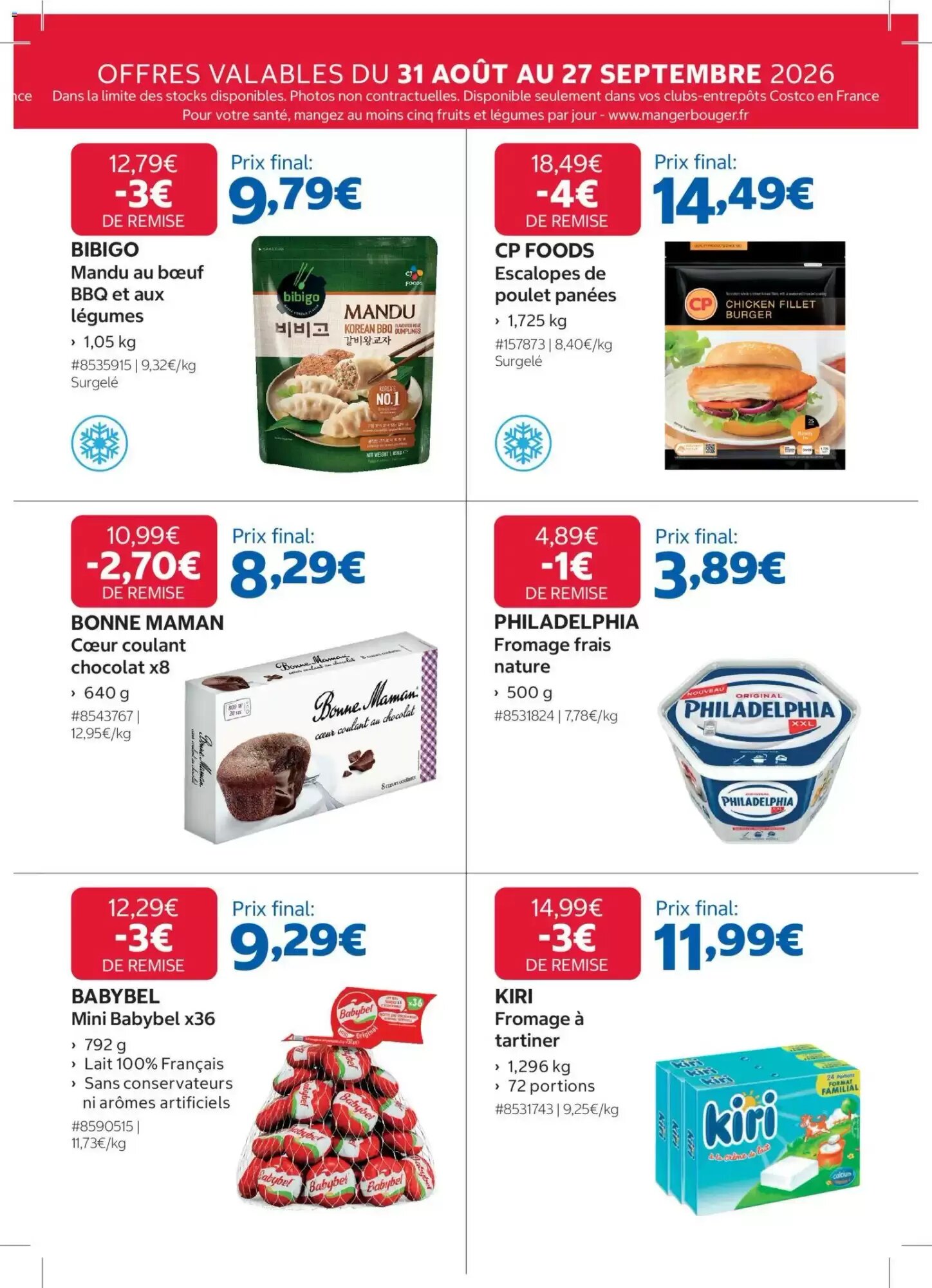 Prospectus promotionnel Costco valable à partir du 31/08/2026 - Page 15.