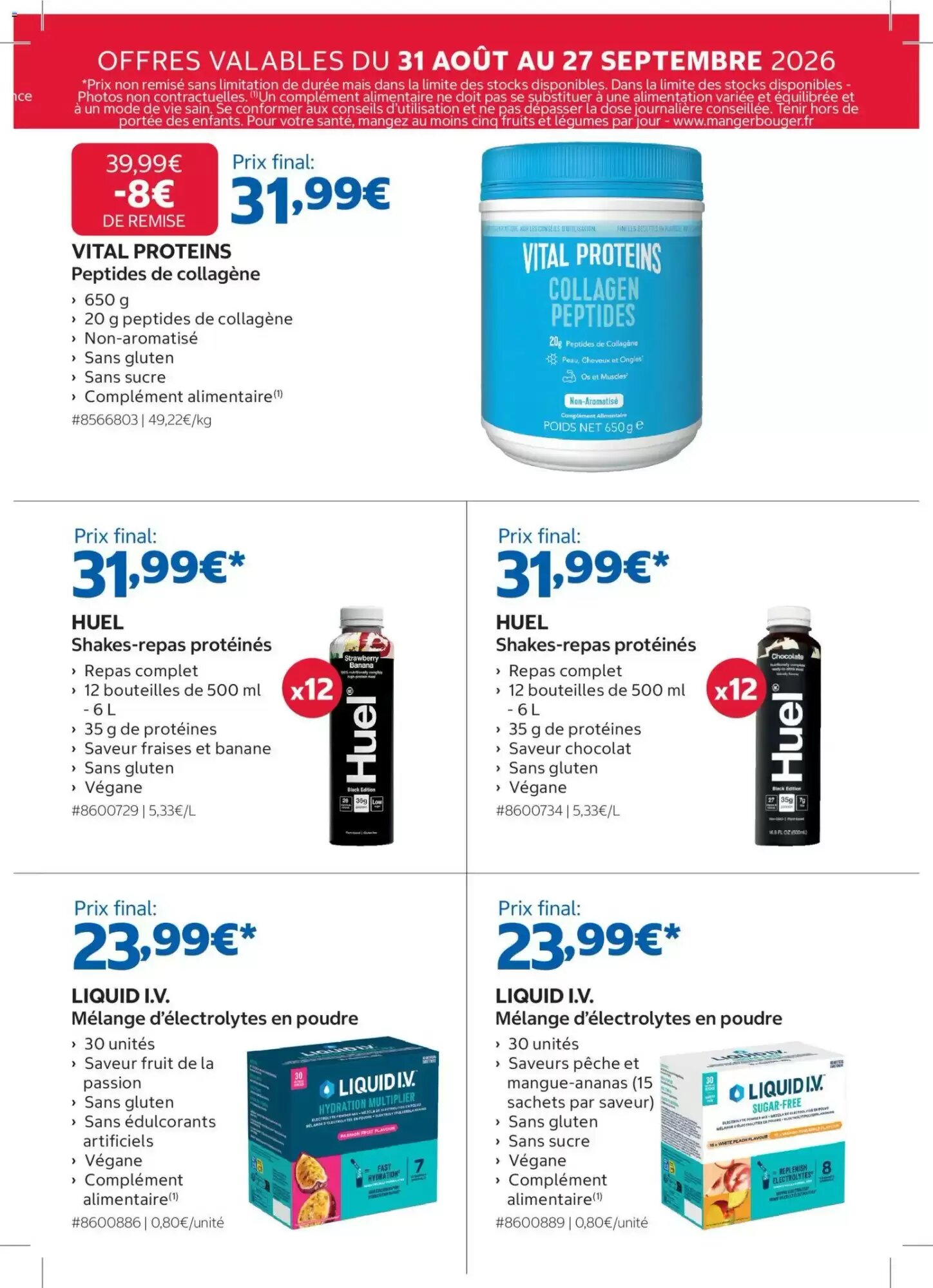Prospectus promotionnel Costco valable à partir du 31/08/2026 - Page 7.