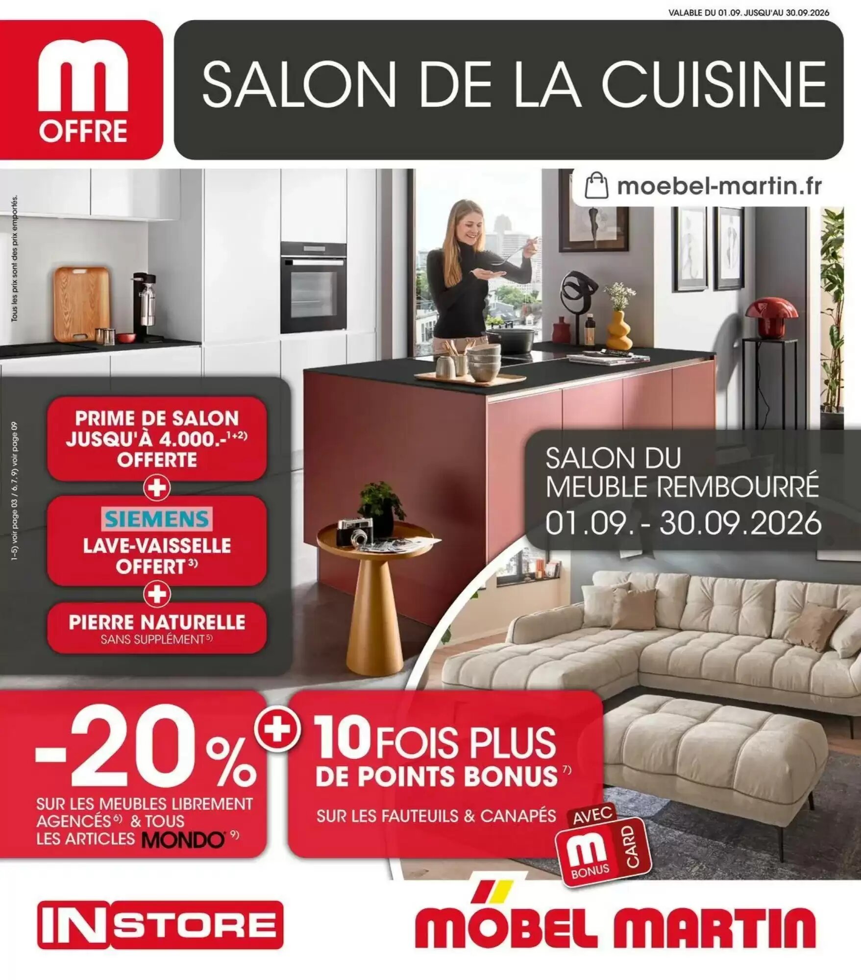 Prospectus promotionnel Möbel Martin valable à partir du 31/08/2026 - Page 1.