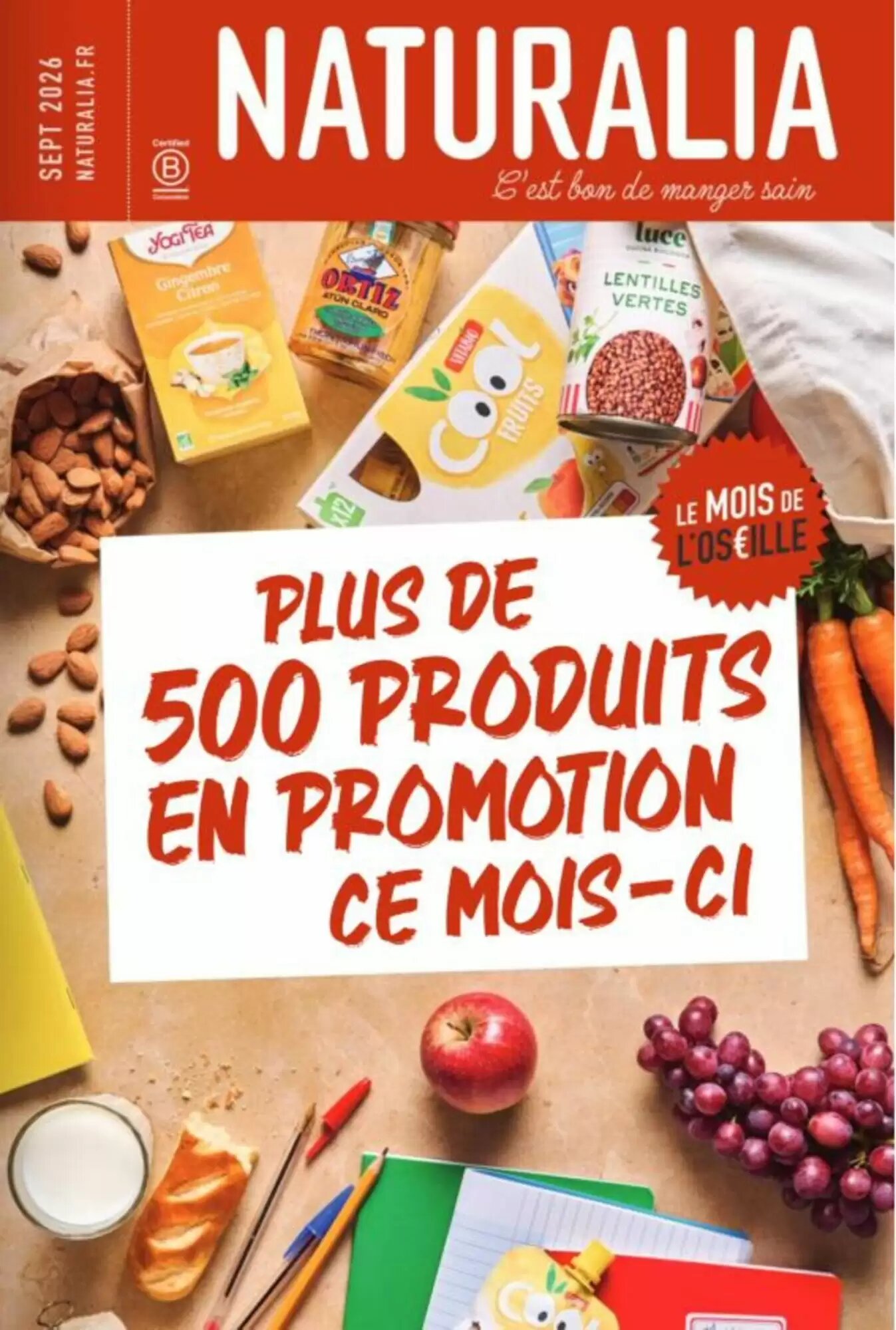 Prospectus promotionnel Naturalia valable à partir du 01/09/2026 - Page 1.