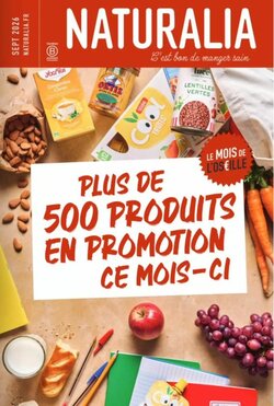 Prospectus promotionnel Naturalia valable à partir du 01/09/2026