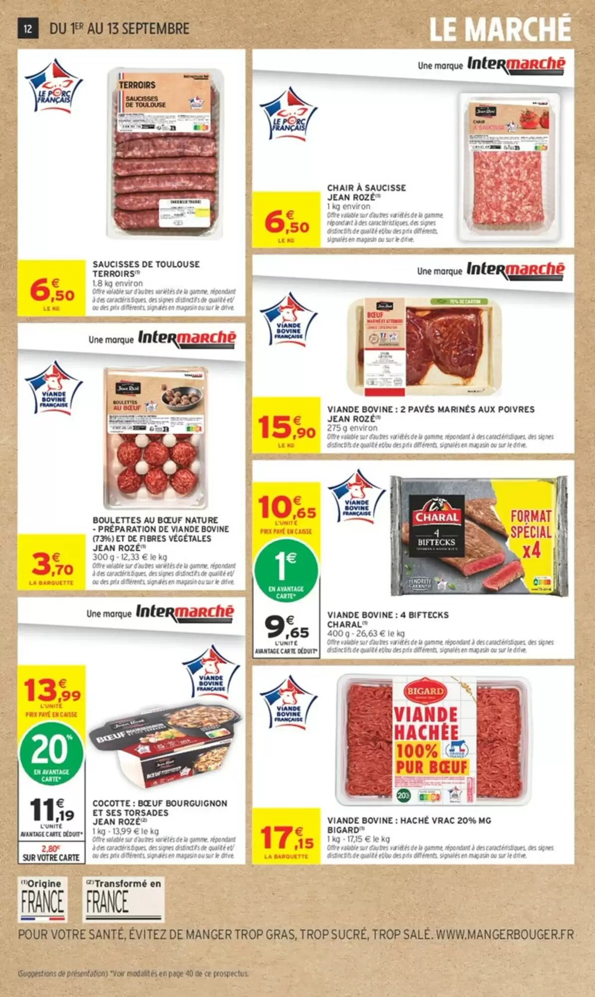 Prospectus promotionnel Intermarché Hyper valable à partir du 01/09/2026 - Page 12.