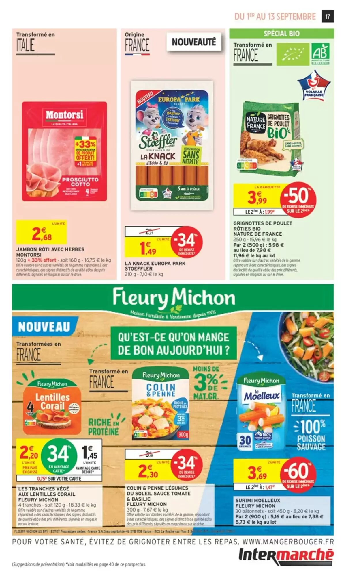 Prospectus promotionnel Intermarché Hyper valable à partir du 01/09/2026 - Page 17.