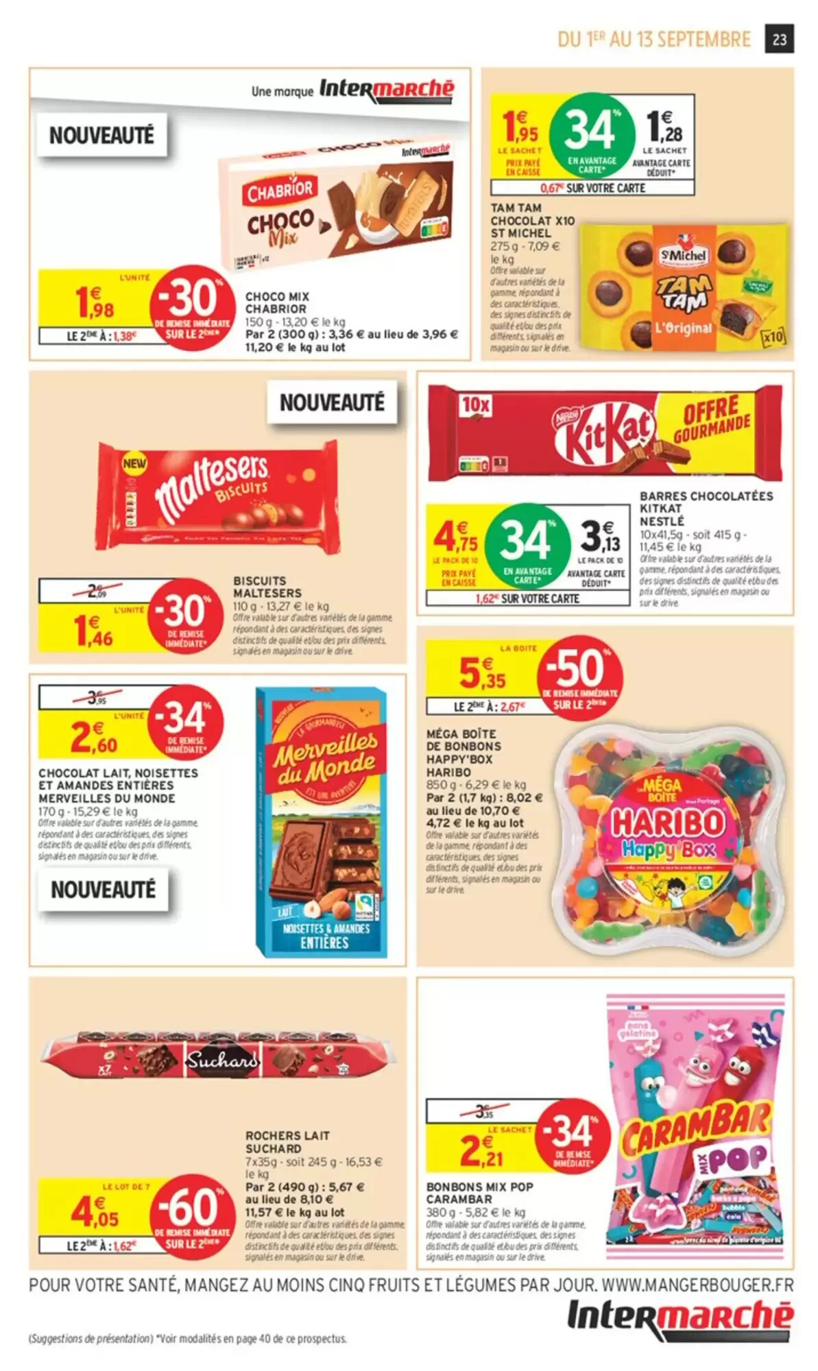 Prospectus promotionnel Intermarché Hyper valable à partir du 01/09/2026 - Page 23.