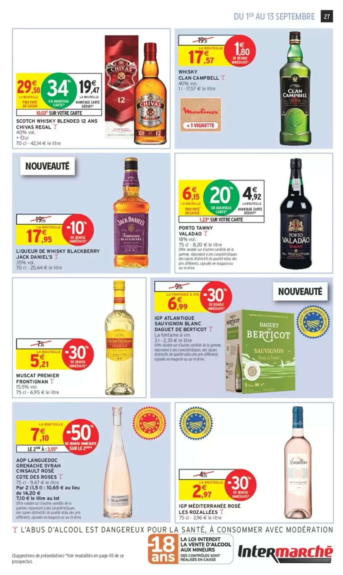 Prospectus promotionnel Intermarché Hyper valable à partir du 01/09/2026 - Page 27.