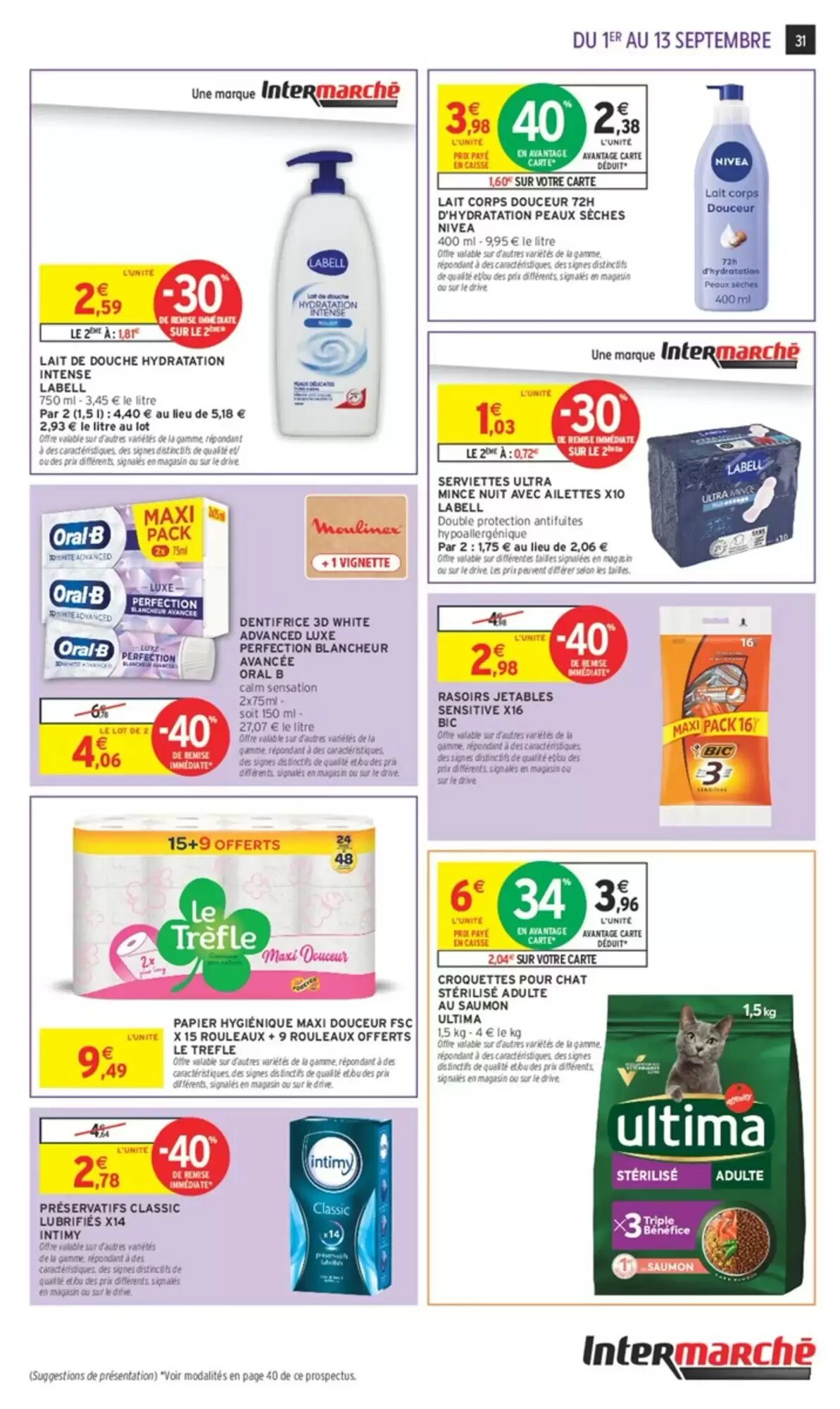 Prospectus promotionnel Intermarché Hyper valable à partir du 01/09/2026 - Page 31.