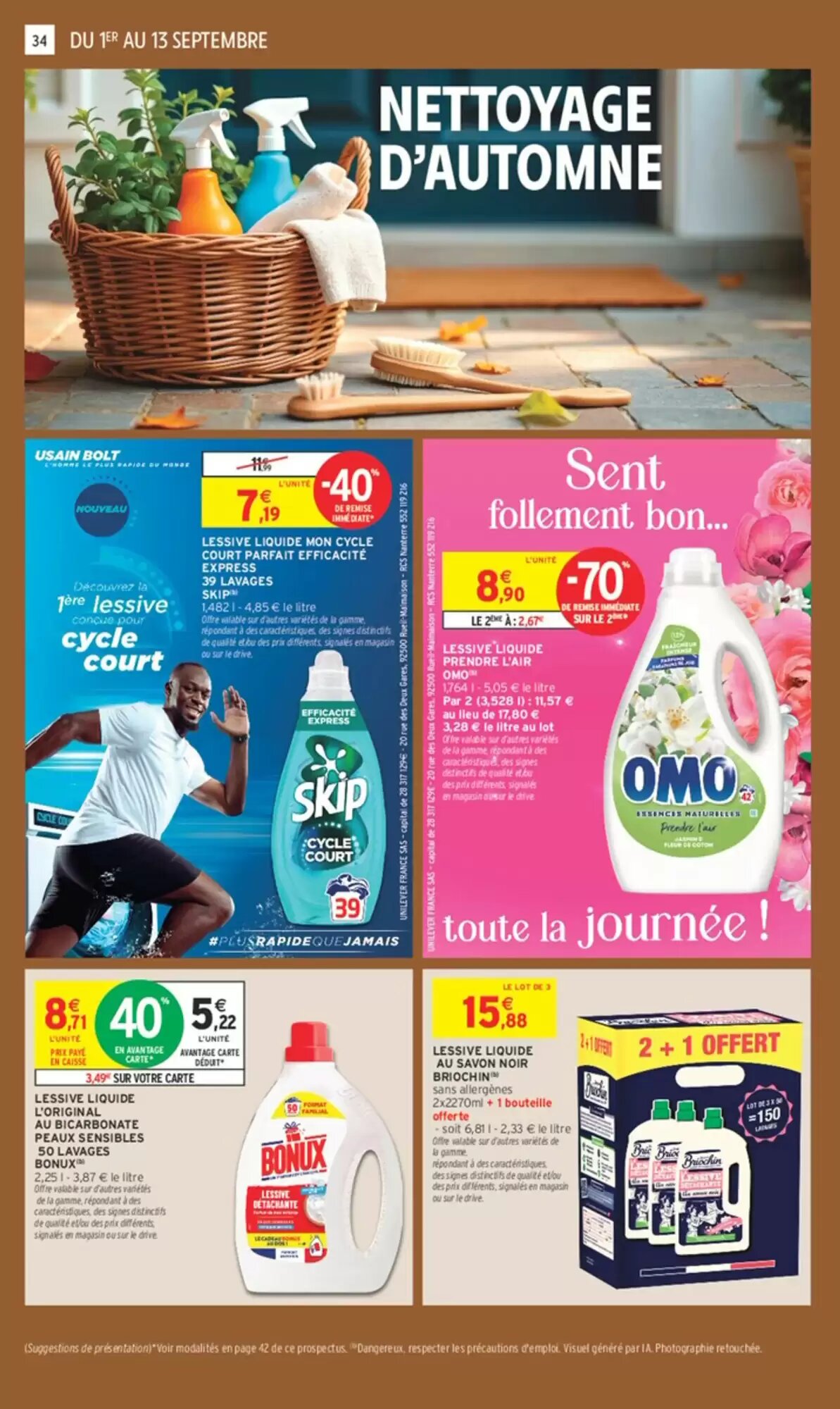 Prospectus promotionnel Intermarché Hyper valable à partir du 01/09/2026 - Page 34.