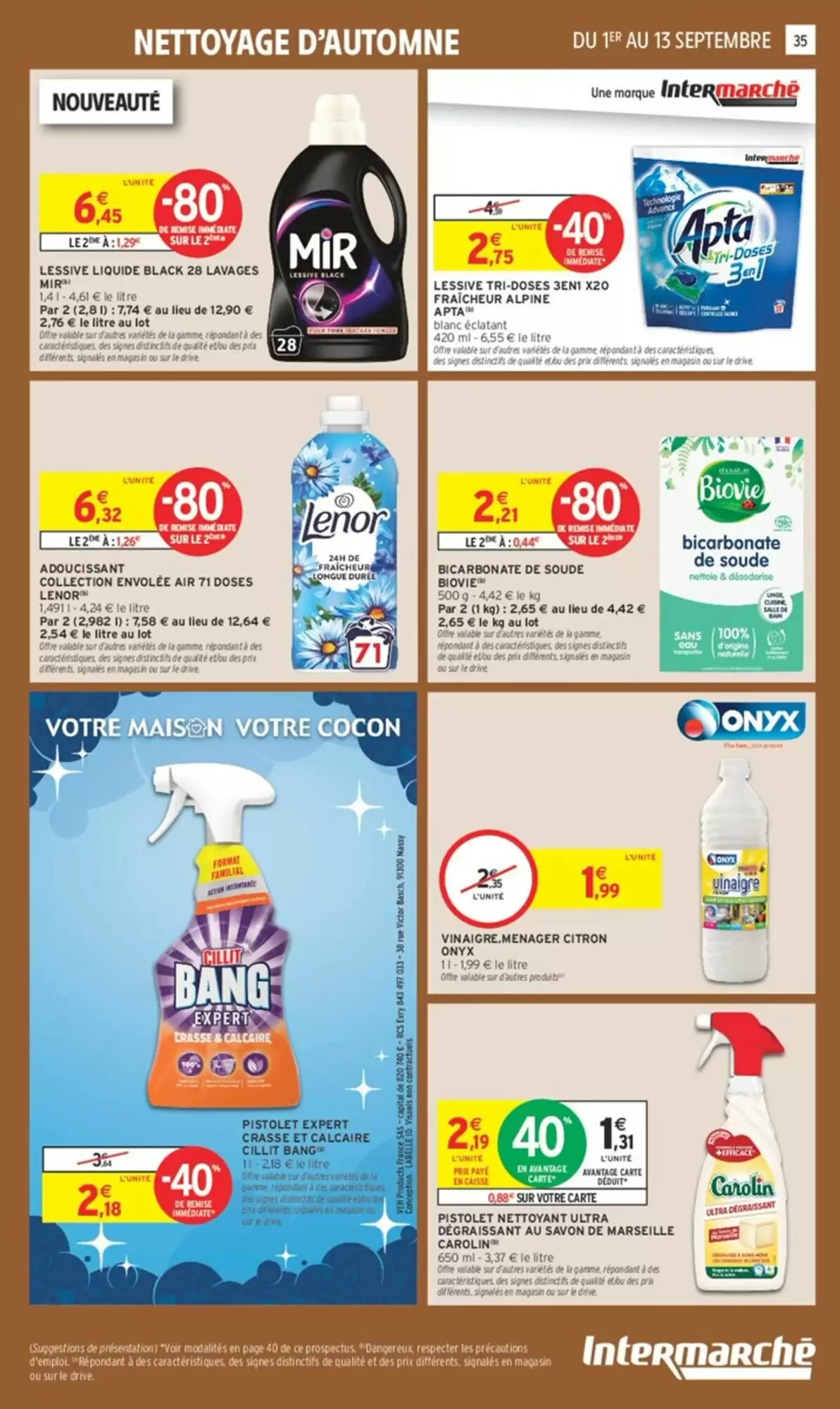 Prospectus promotionnel Intermarché Hyper valable à partir du 01/09/2026 - Page 35.
