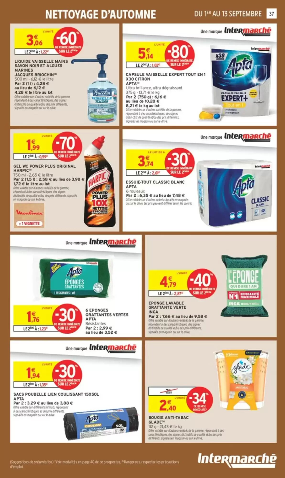 Prospectus promotionnel Intermarché Hyper valable à partir du 01/09/2026 - Page 37.