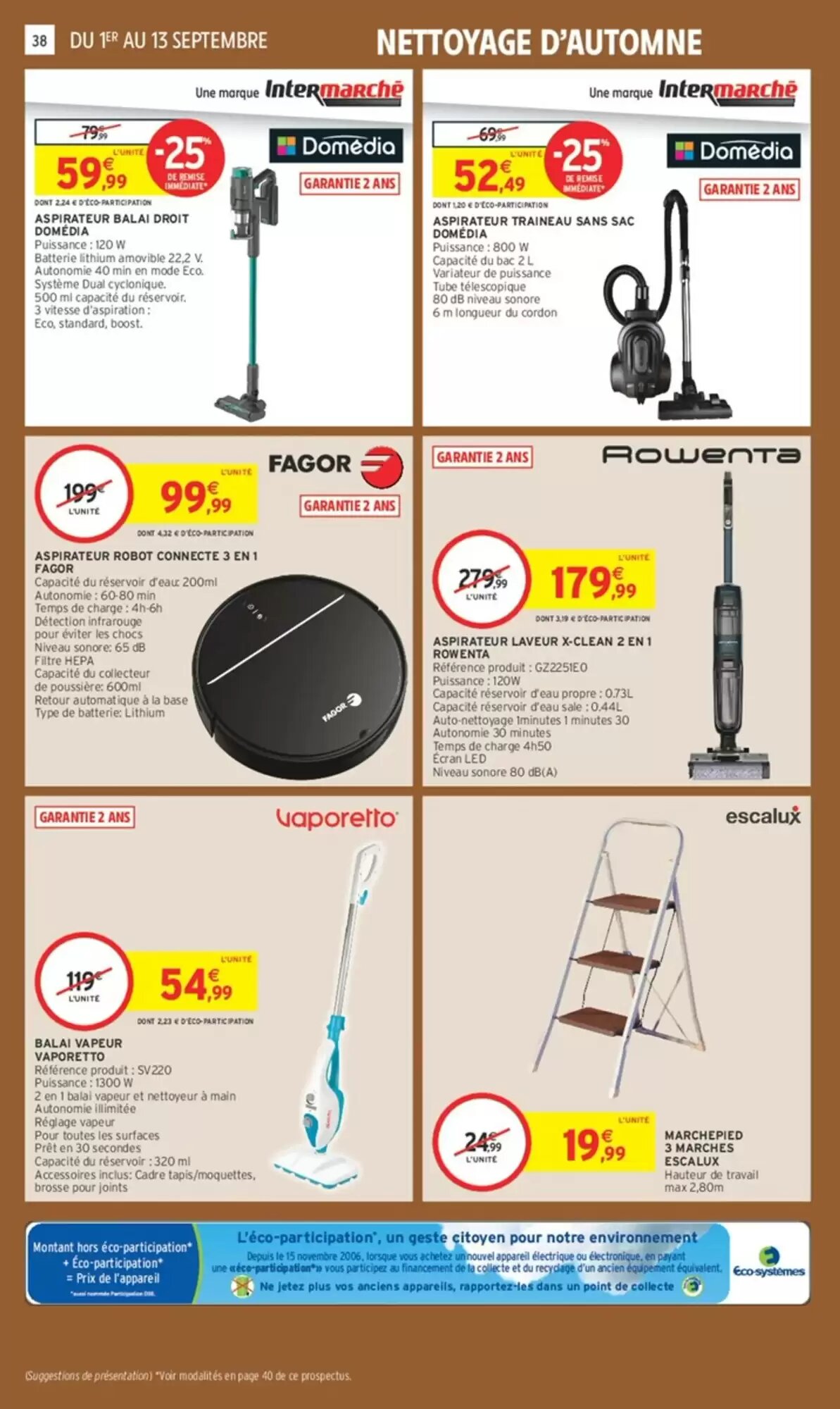 Prospectus promotionnel Intermarché Hyper valable à partir du 01/09/2026 - Page 38.
