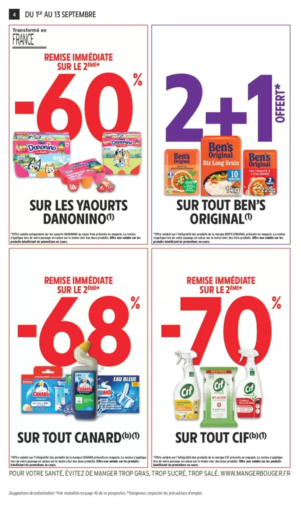 Prospectus promotionnel Intermarché Hyper valable à partir du 01/09/2026 - Page 4.