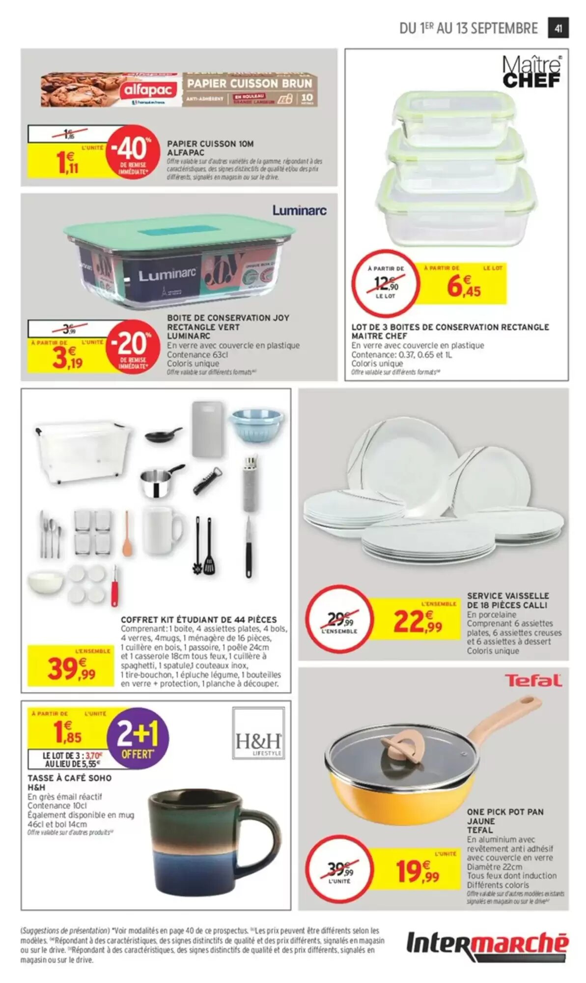 Prospectus promotionnel Intermarché Hyper valable à partir du 01/09/2026 - Page 41.