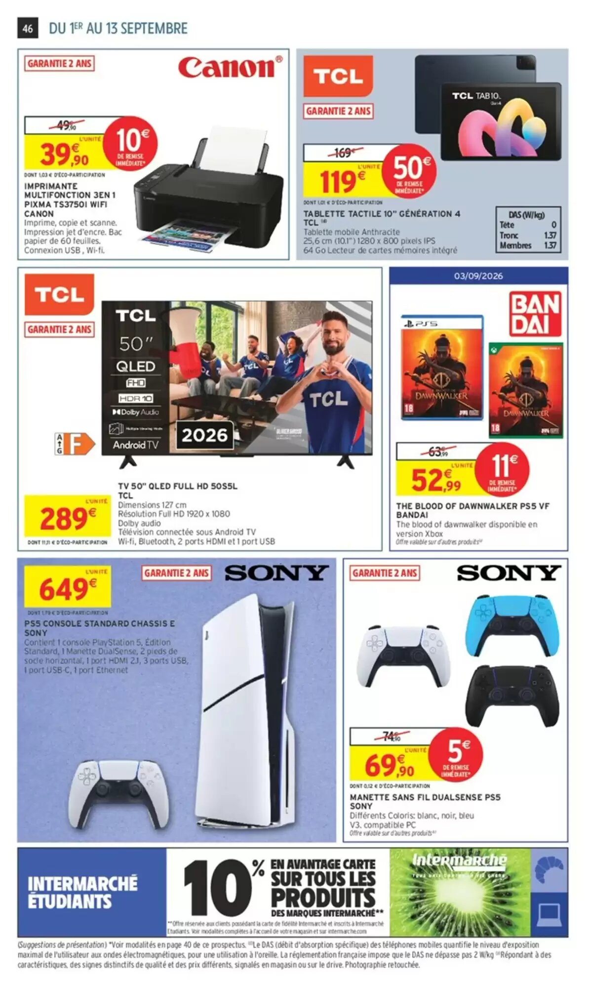 Prospectus promotionnel Intermarché Hyper valable à partir du 01/09/2026 - Page 46.