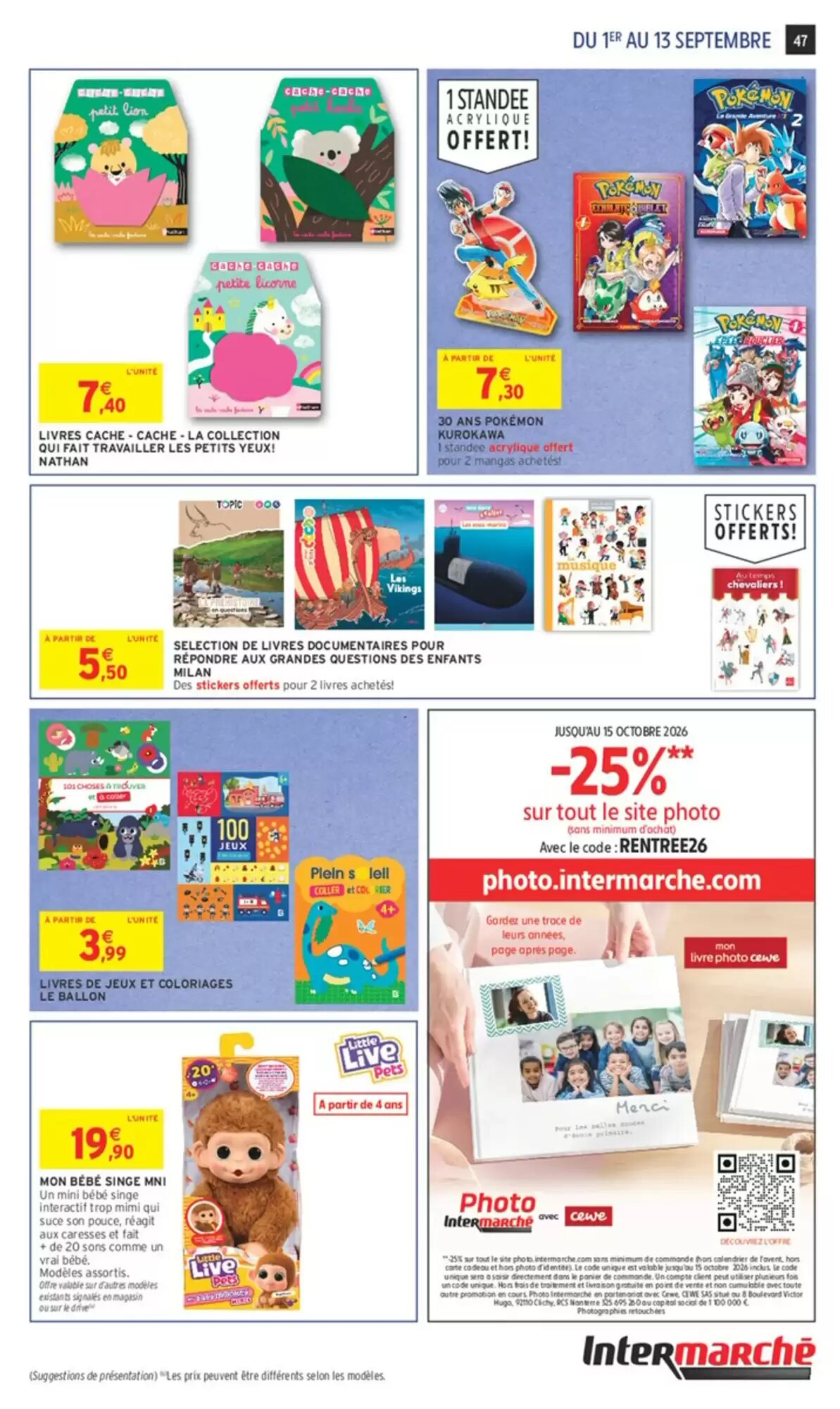 Prospectus promotionnel Intermarché Hyper valable à partir du 01/09/2026 - Page 47.